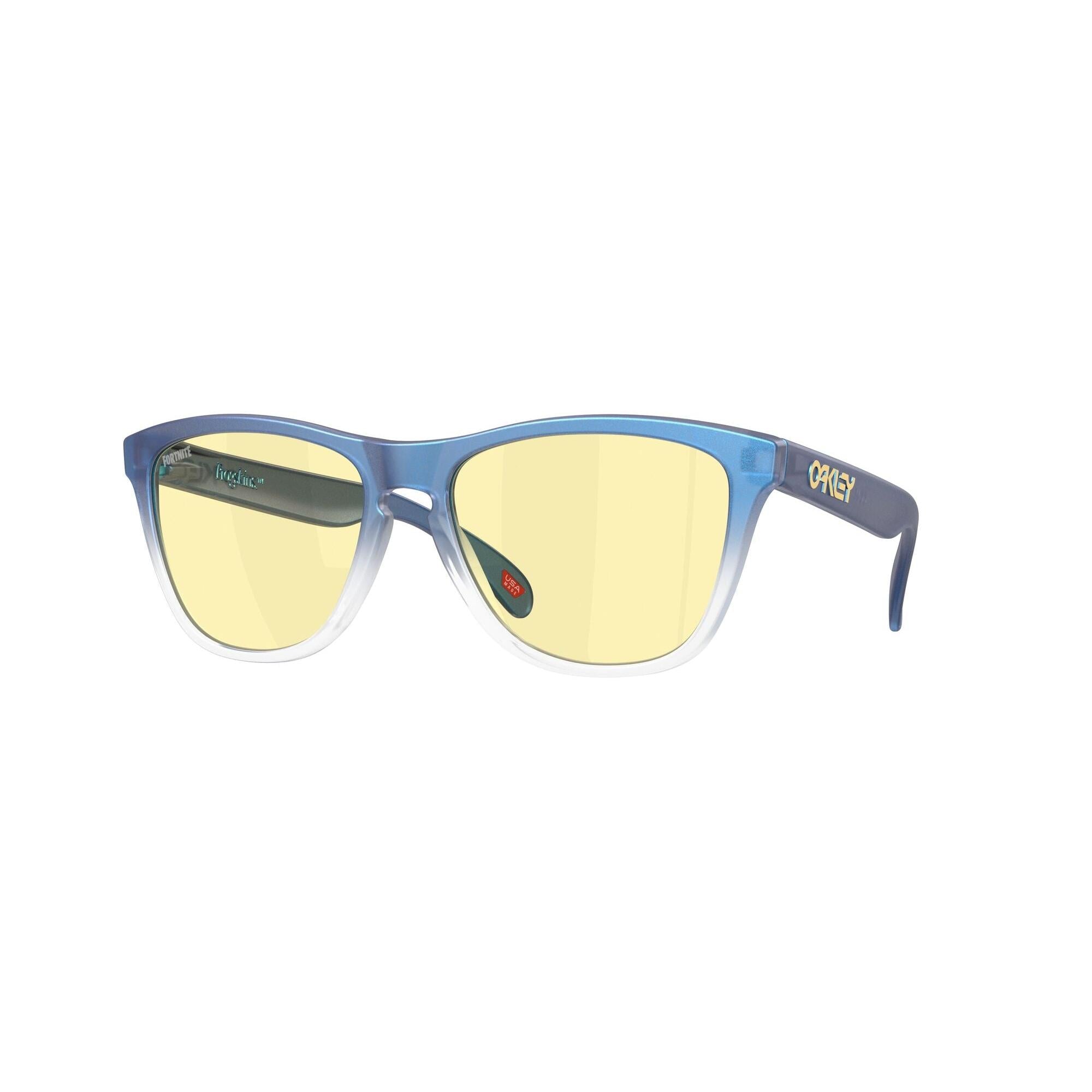 Oakley Frogskins-Matt Cyan/Blue/Clear Shift Fade Prizm Gaming™ 2.0