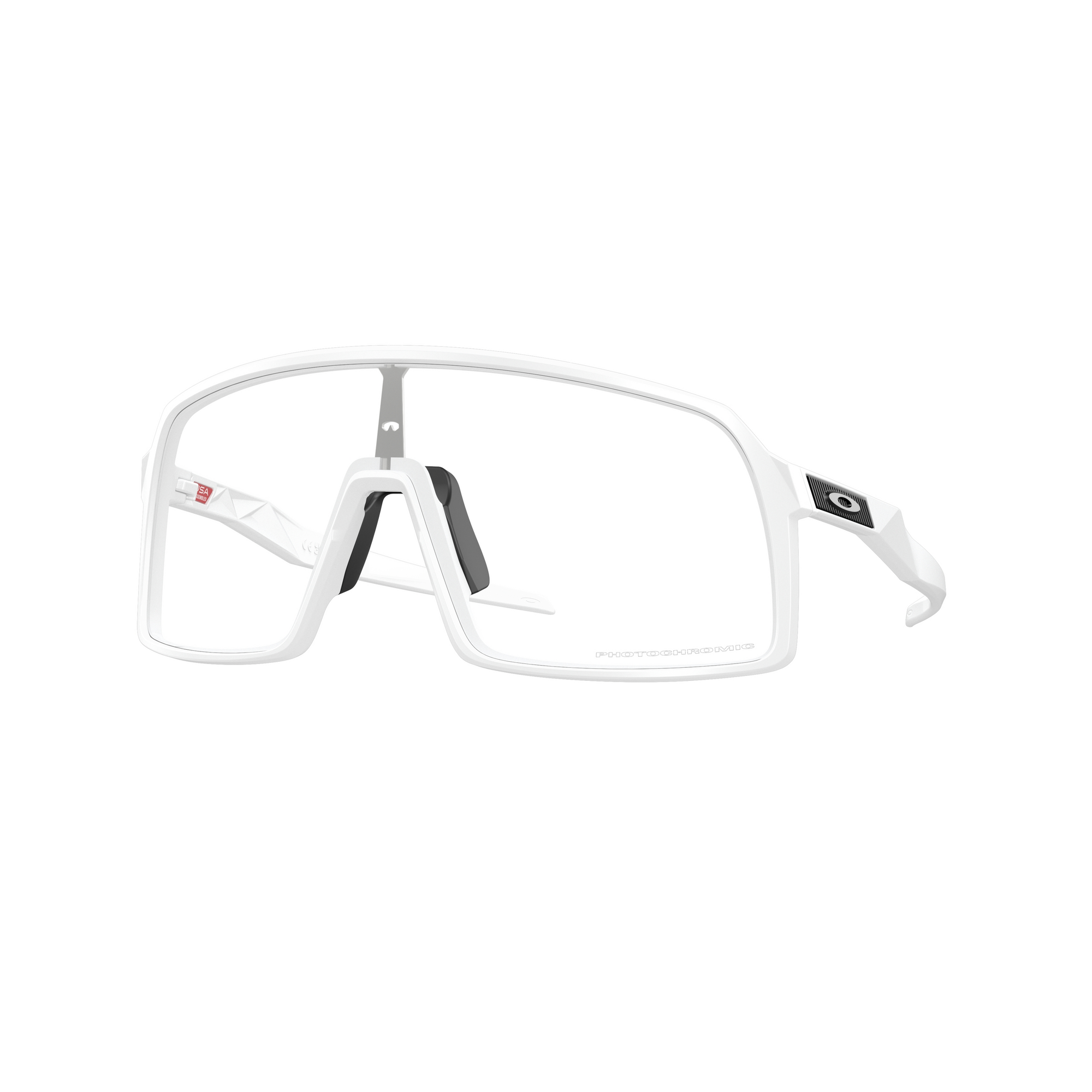 Oakley Sutro-Matte White Clear To Black Iridium Photochromic