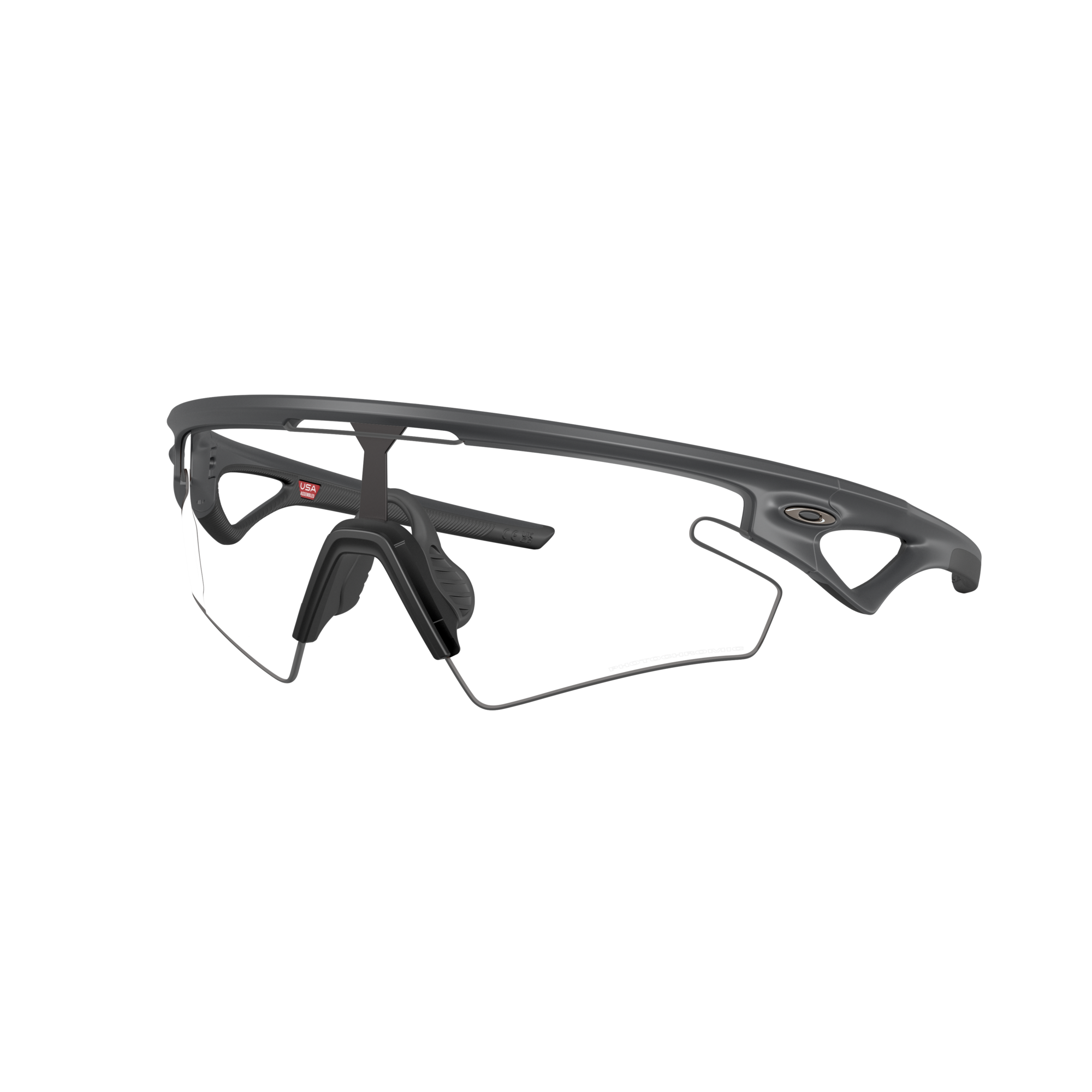 Oakley Sphaera Slash-Carbon Clear To Black Iridium Photochromic