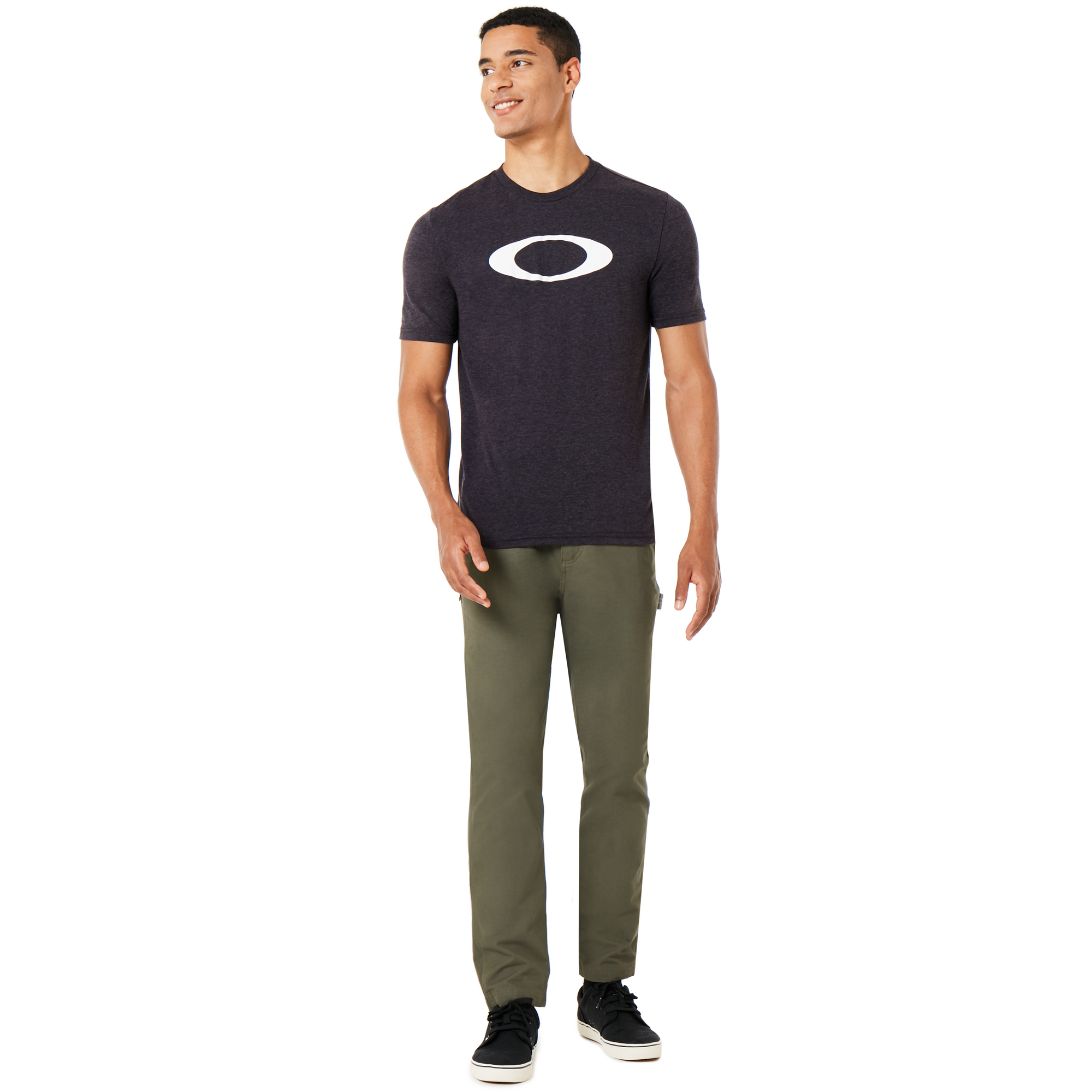 Oakley O-Bold Ellipse Tee-Blackout Lt Htr