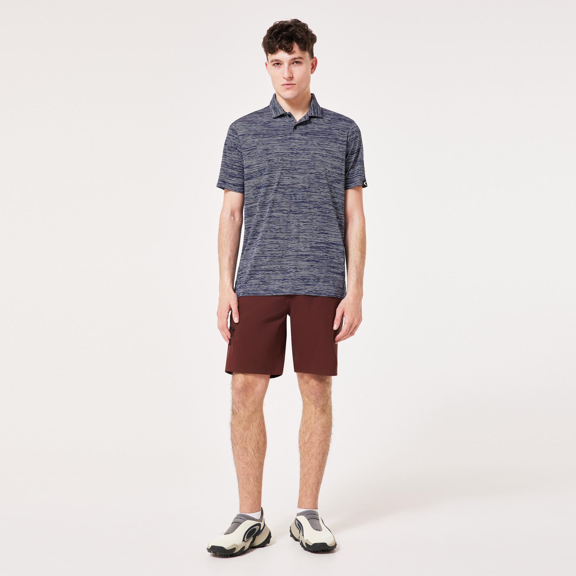 Oakley Gravity Pro Polo-Navy/White Hthr