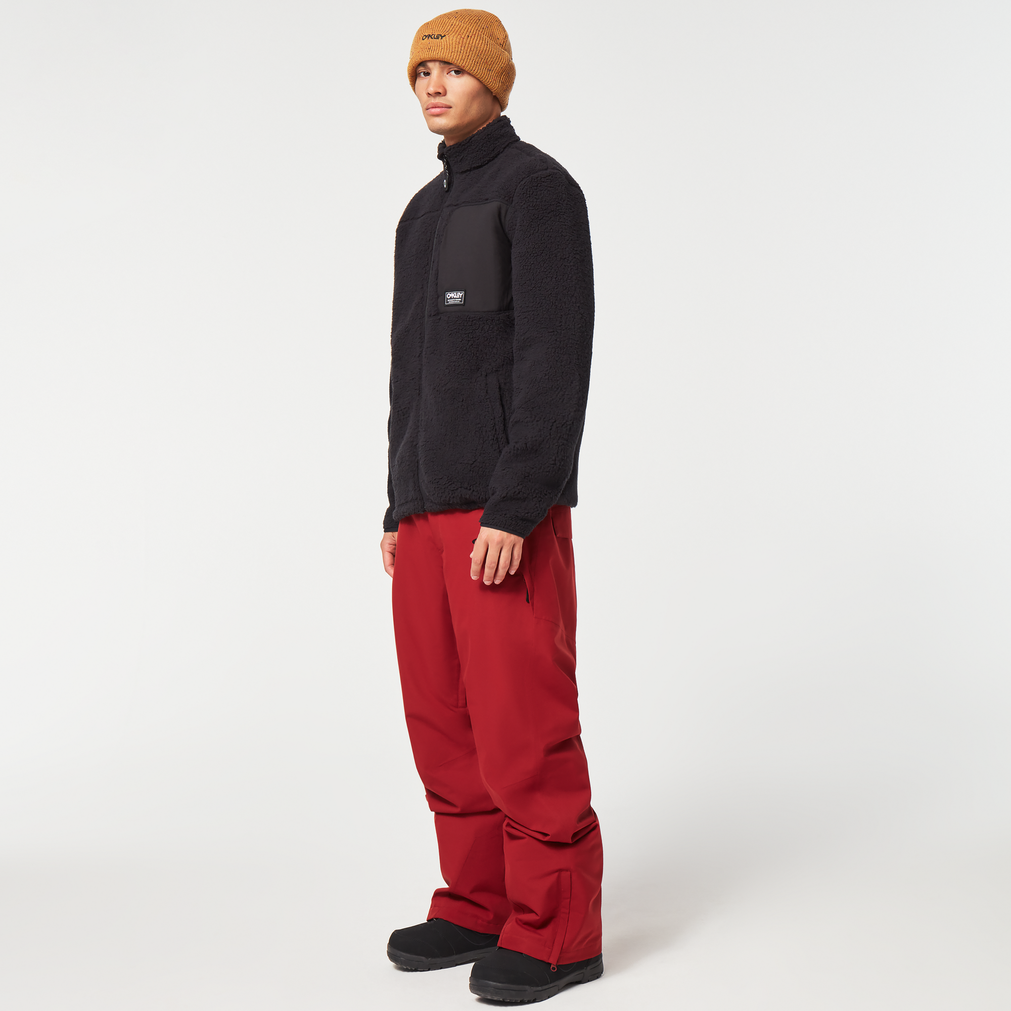 Oakley Mountain Fire Full Zip Sherpa-Blackout