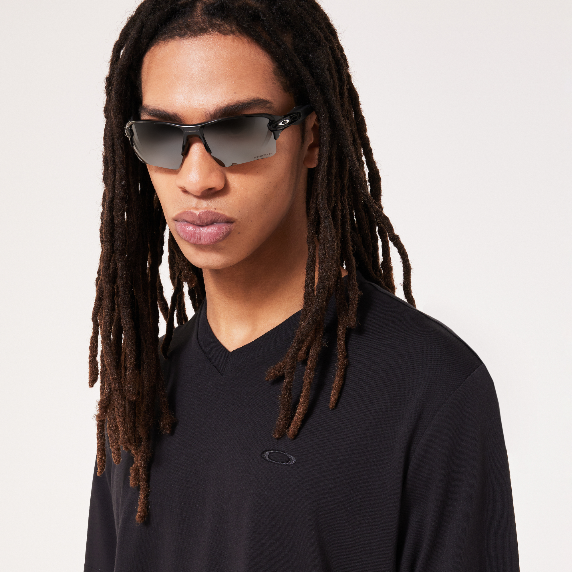 Oakley Relax V-Neck Tee-Blackout