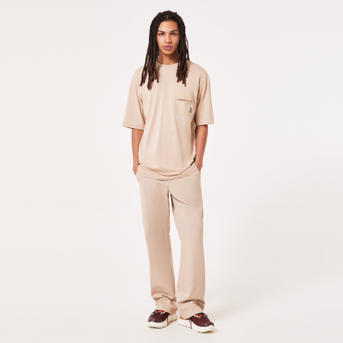 Oakley Roam Commuter Pocket Tee-Humus