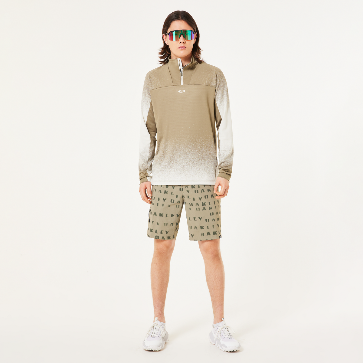 Oakley C1 Bark Pullover-Gradient Mist Boulder