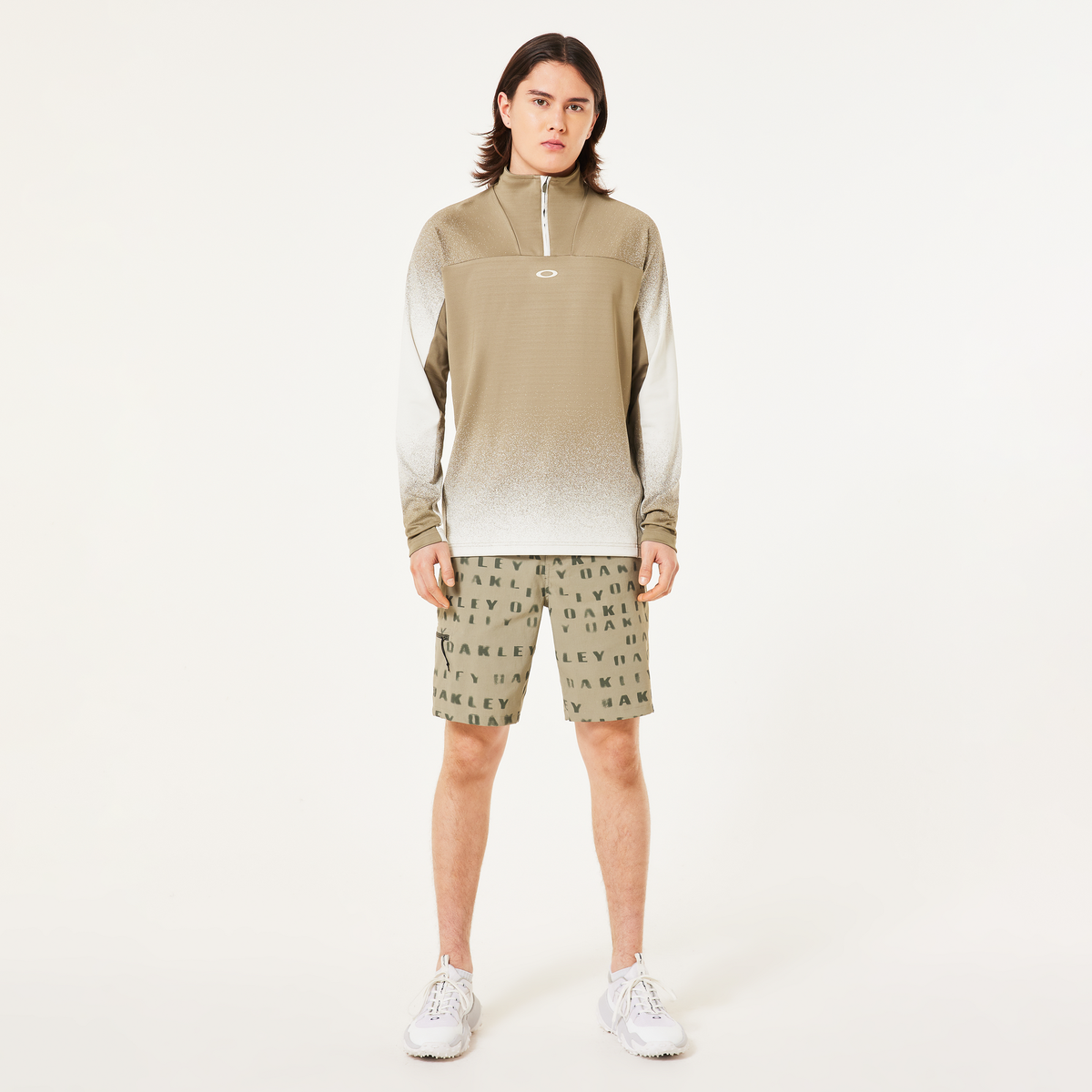 Oakley C1 Bark Pullover-Gradient Mist Boulder