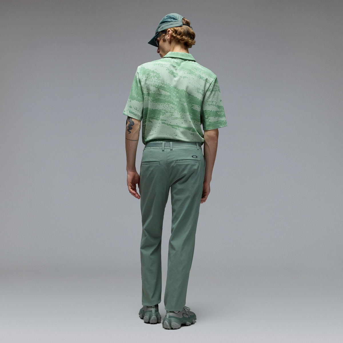 Digital Bark Polo - Nile Green