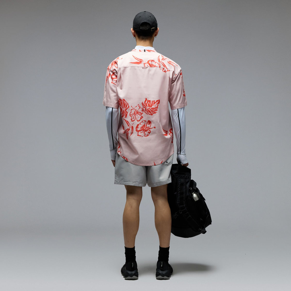 Hibiscus Breeze Tee - Faded Pink