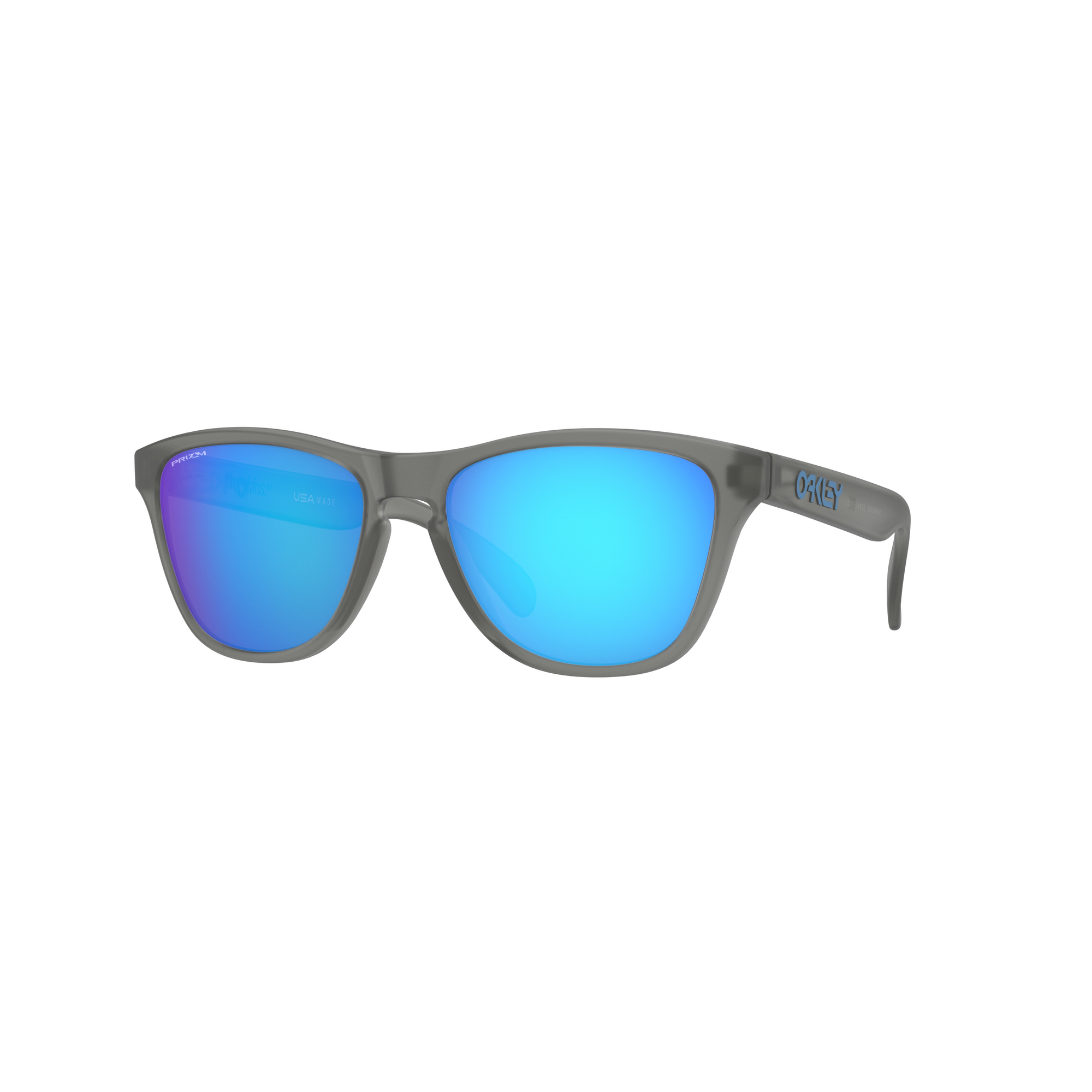 Oakley Frogskins Xs-Matte Grey Ink Prizm Sapphire