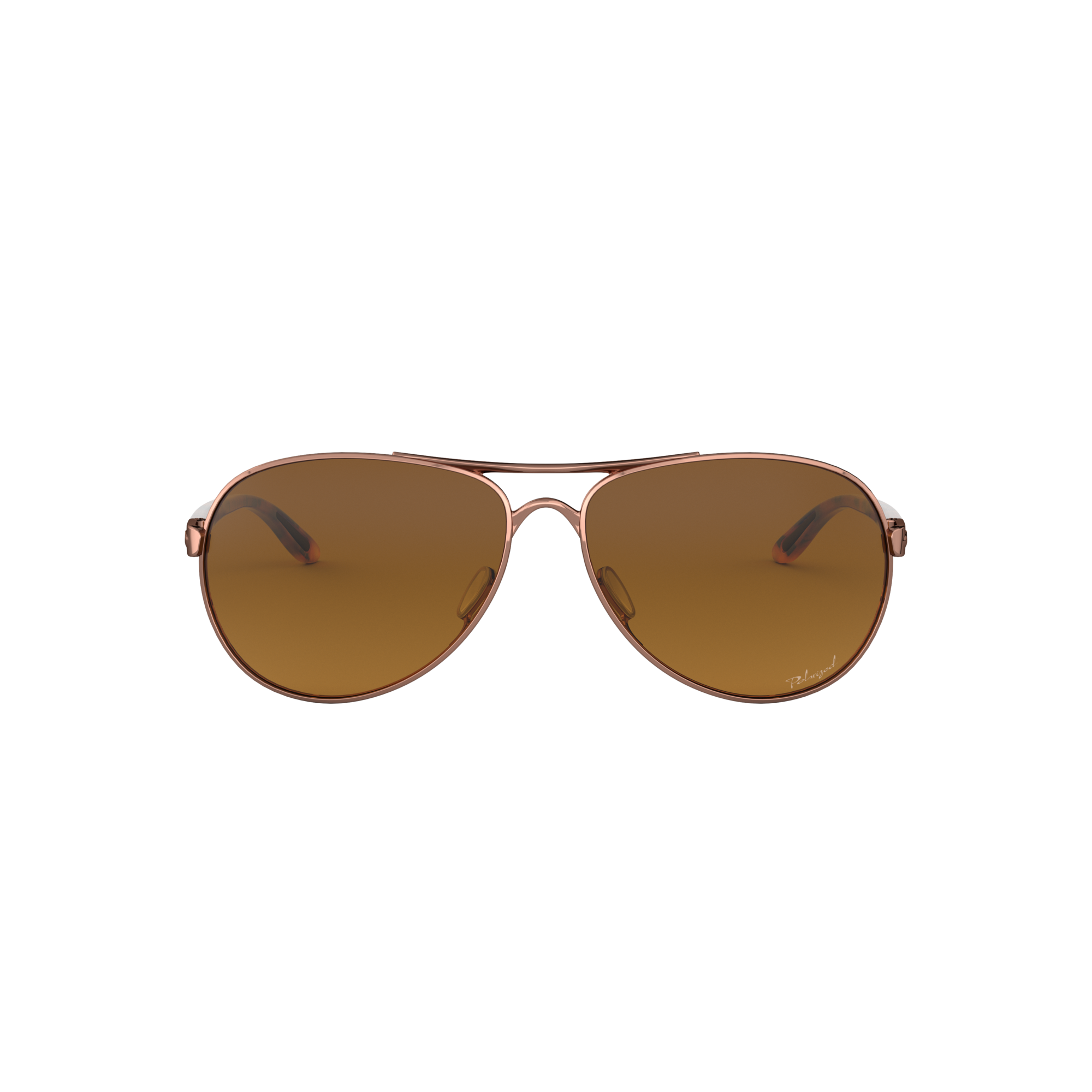 Oakley Feedback-Rose Gold Brown Gradient Polarized