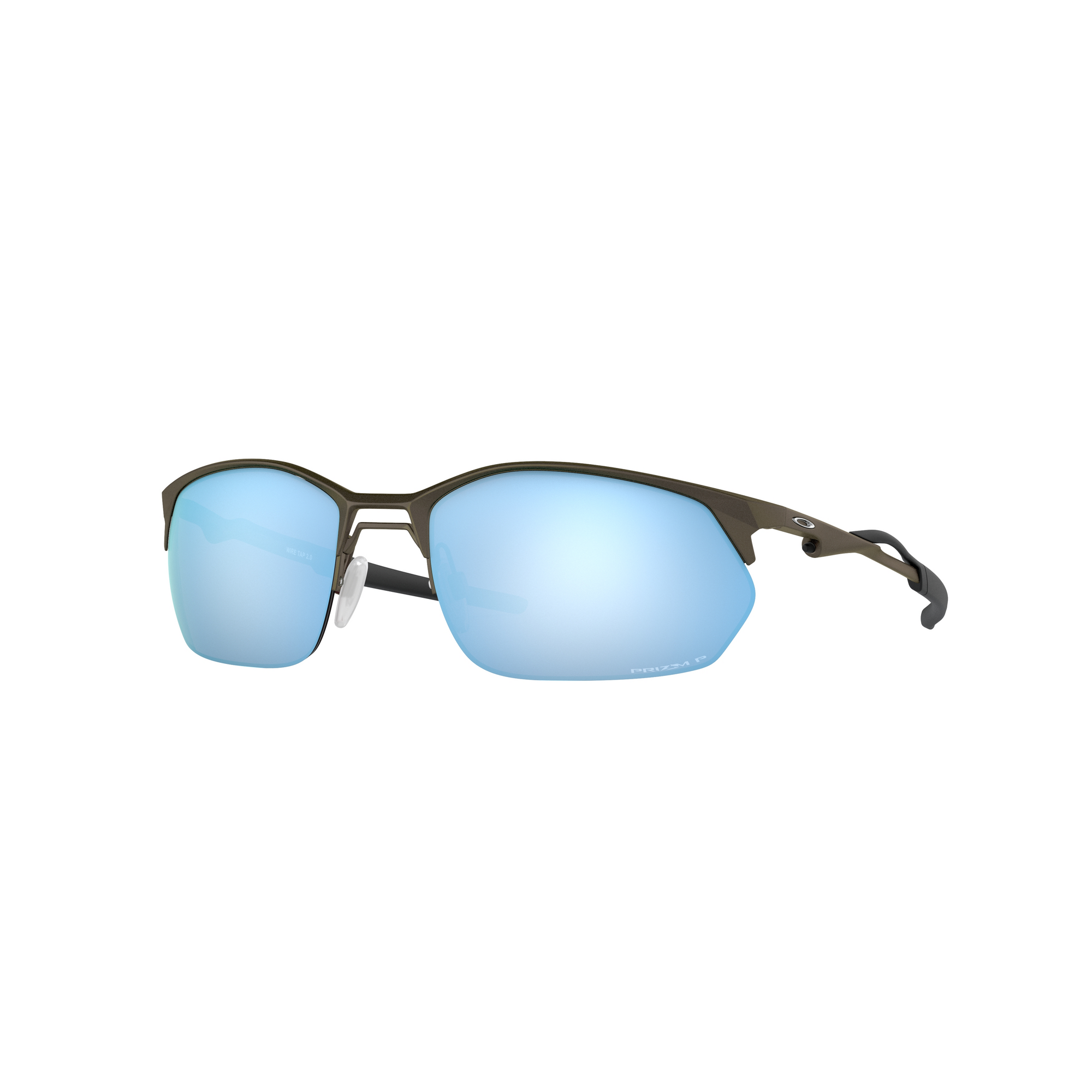 Oakley Wire Tap 2.0-Satin Lead Prizm Deep Water Polarized