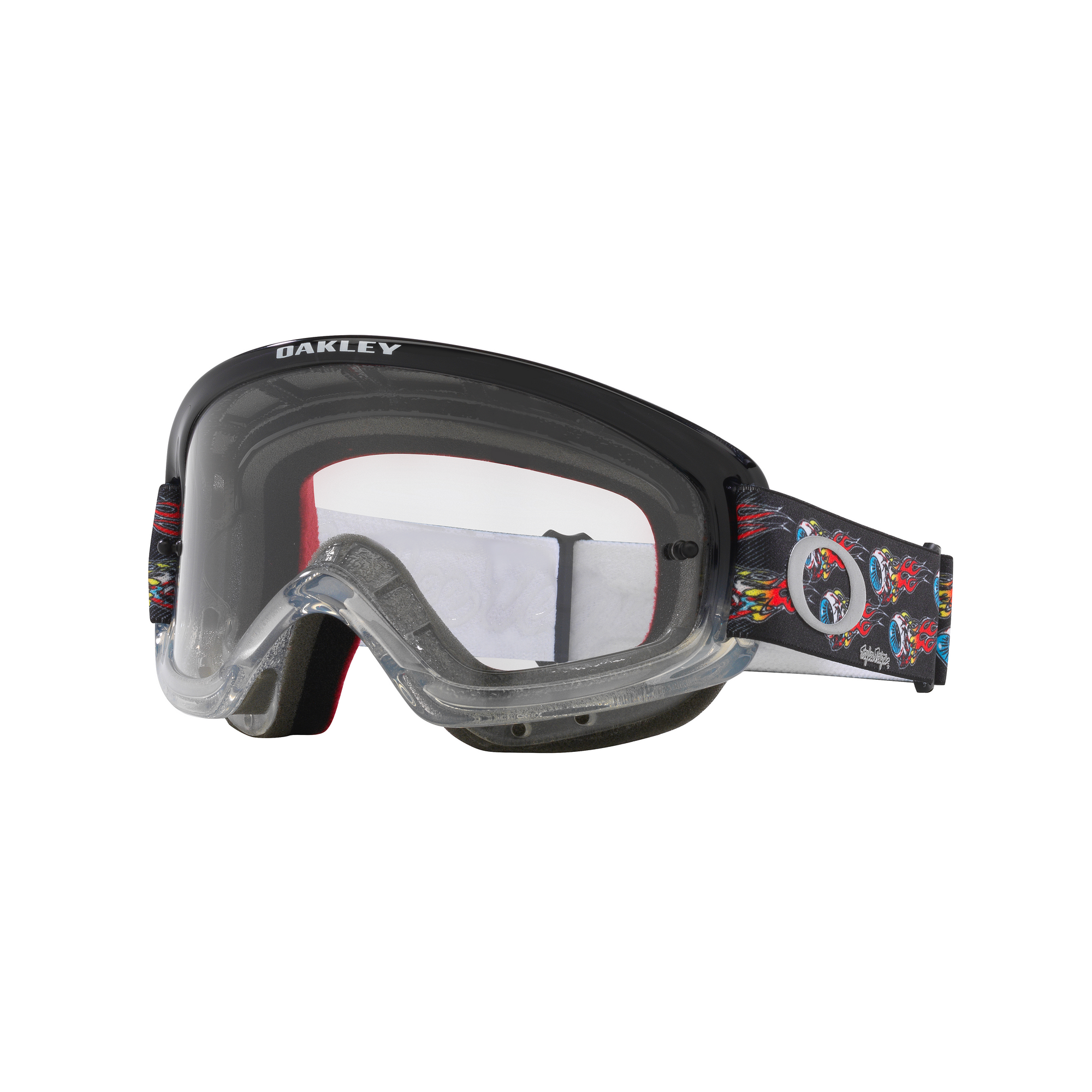 Oakley O Frame 2.0 Pro Xs Mx-Troy Lee Designs Eyeballs Black Clear