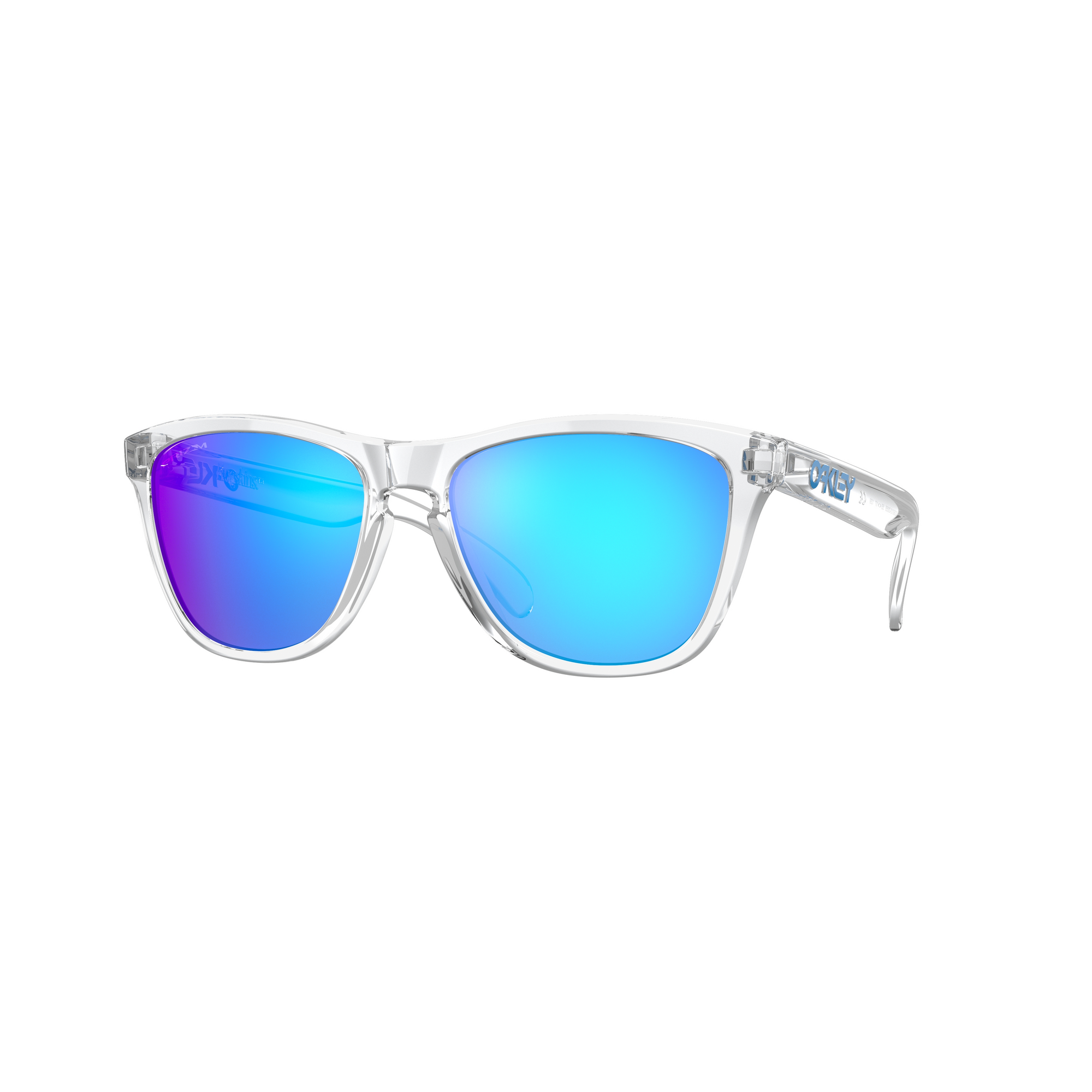 Oakley Frogskins-Crystal Clear Prizm Sapphire