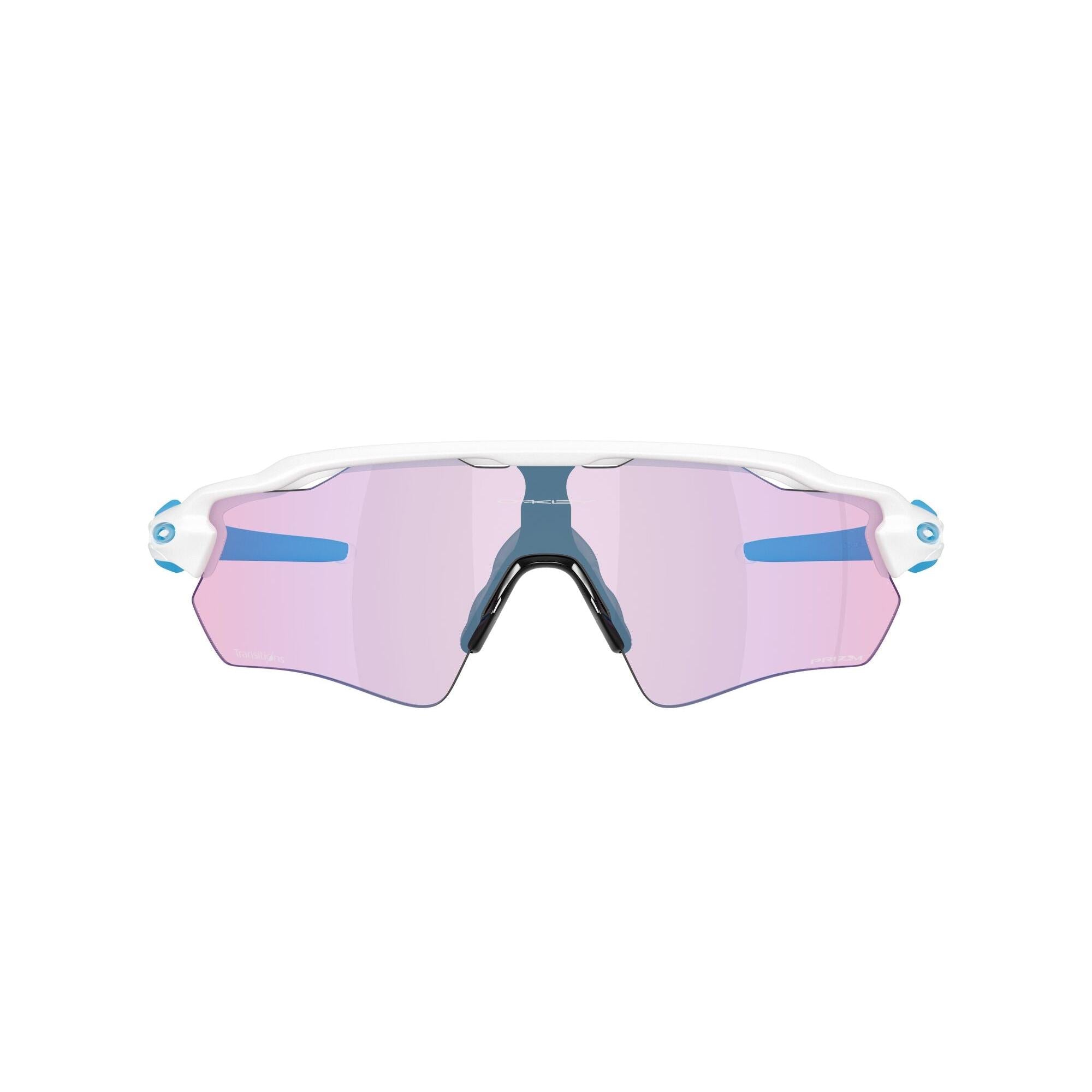 Radar Ev Path - Matte White Prizm Transitions Cobalt