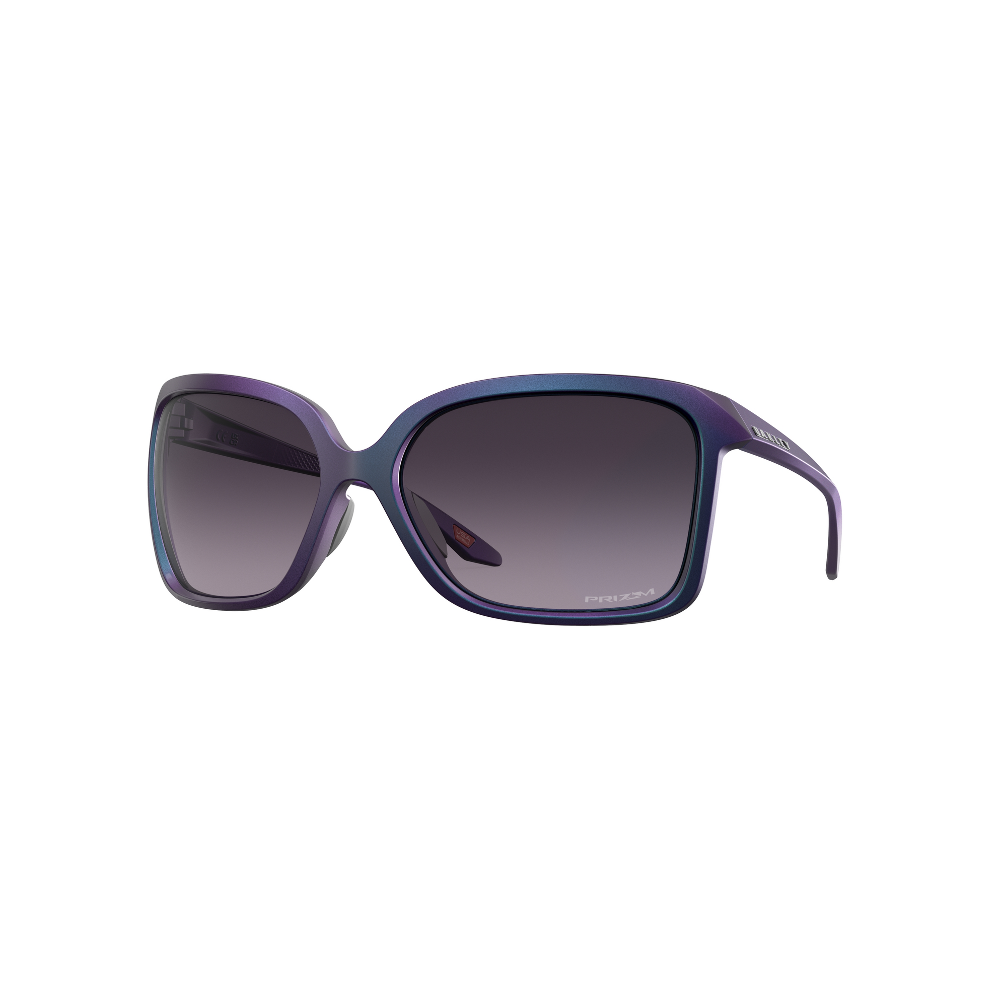 Oakley Wildrye-Matte Cyan/Purple Colorshift Prizm Grey Gradient