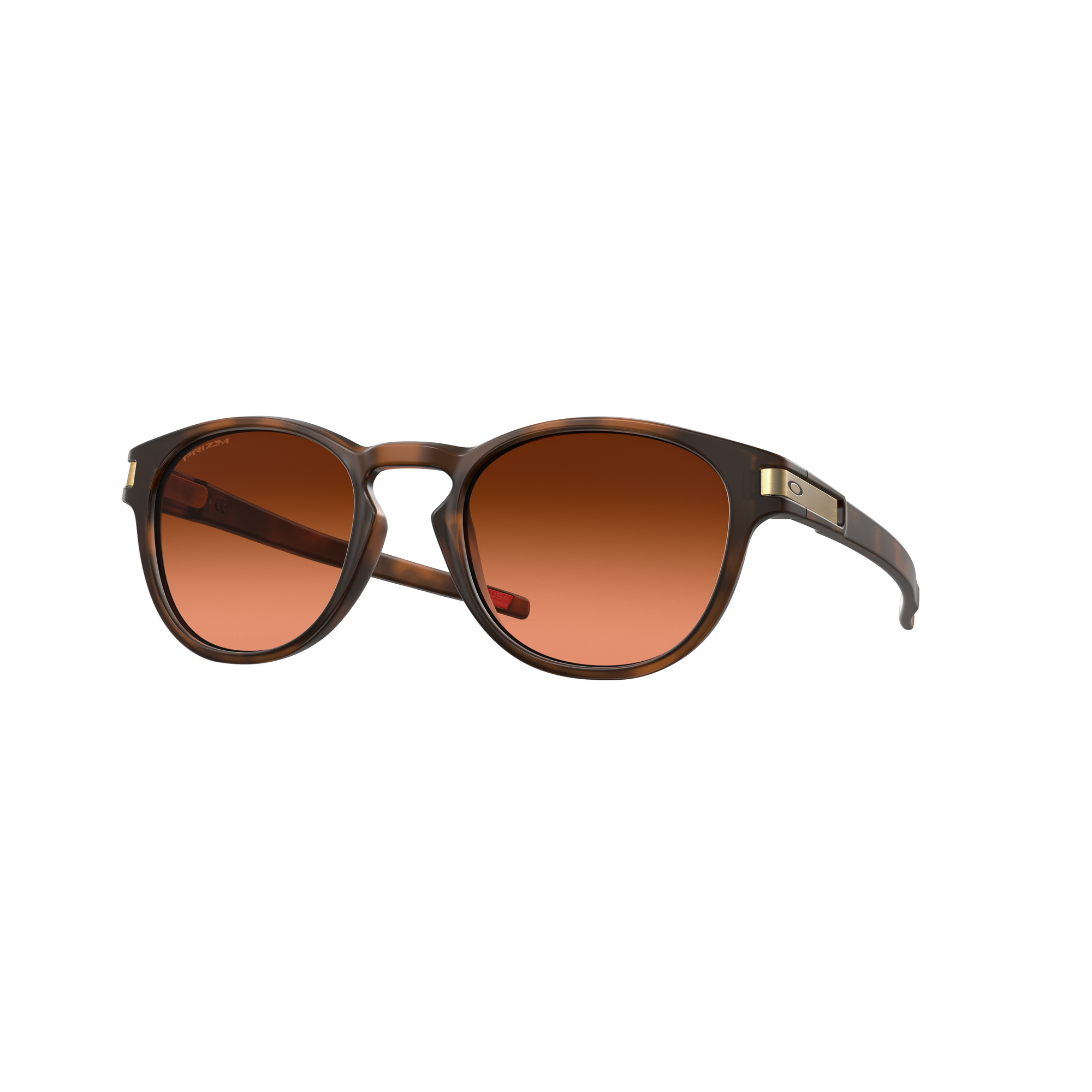 Oakley Latch-Matte Brown Tortoise Prizm Brown Gradient