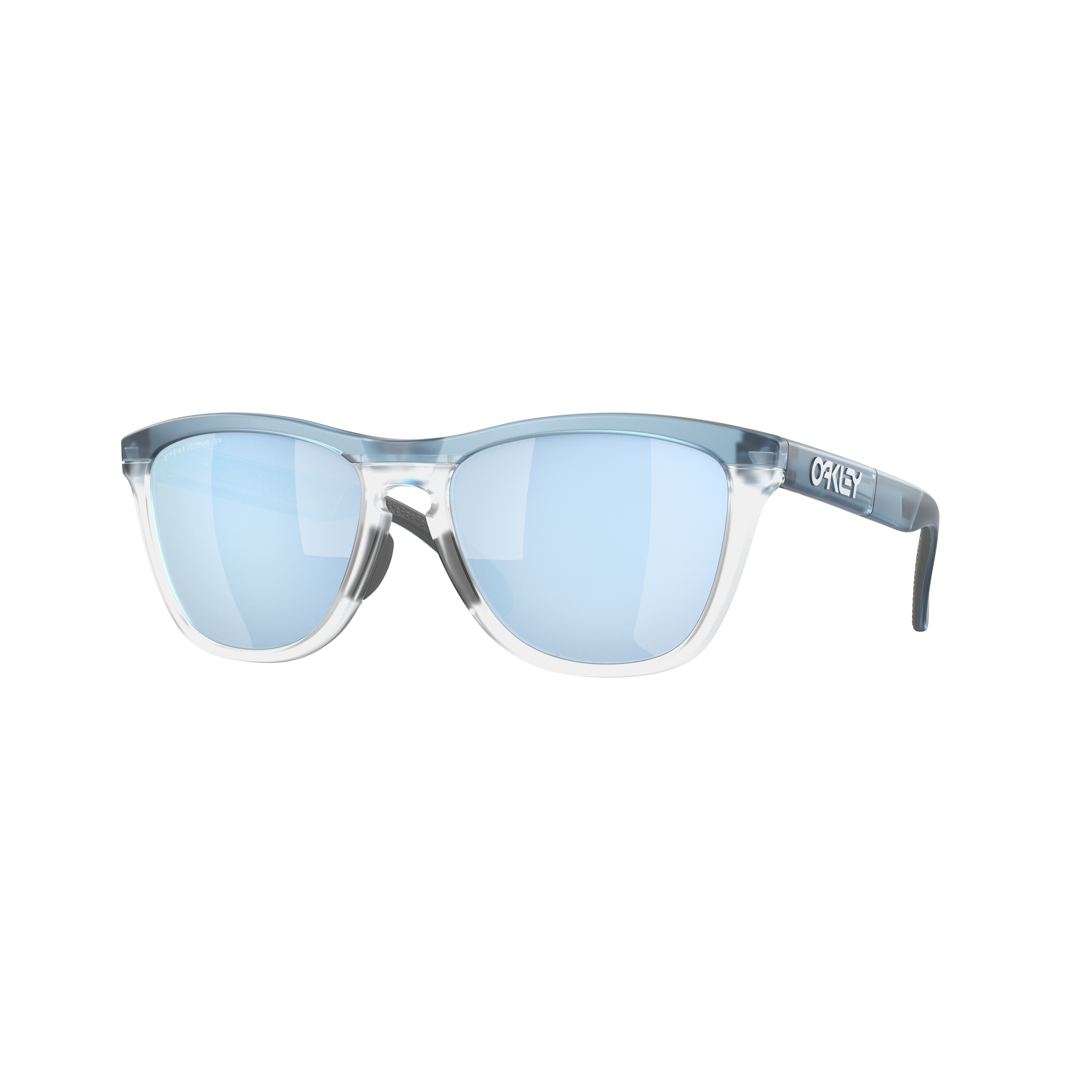 Oakley Frogskins Range-Transparent Stonewash Prizm Deep Water Polarized
