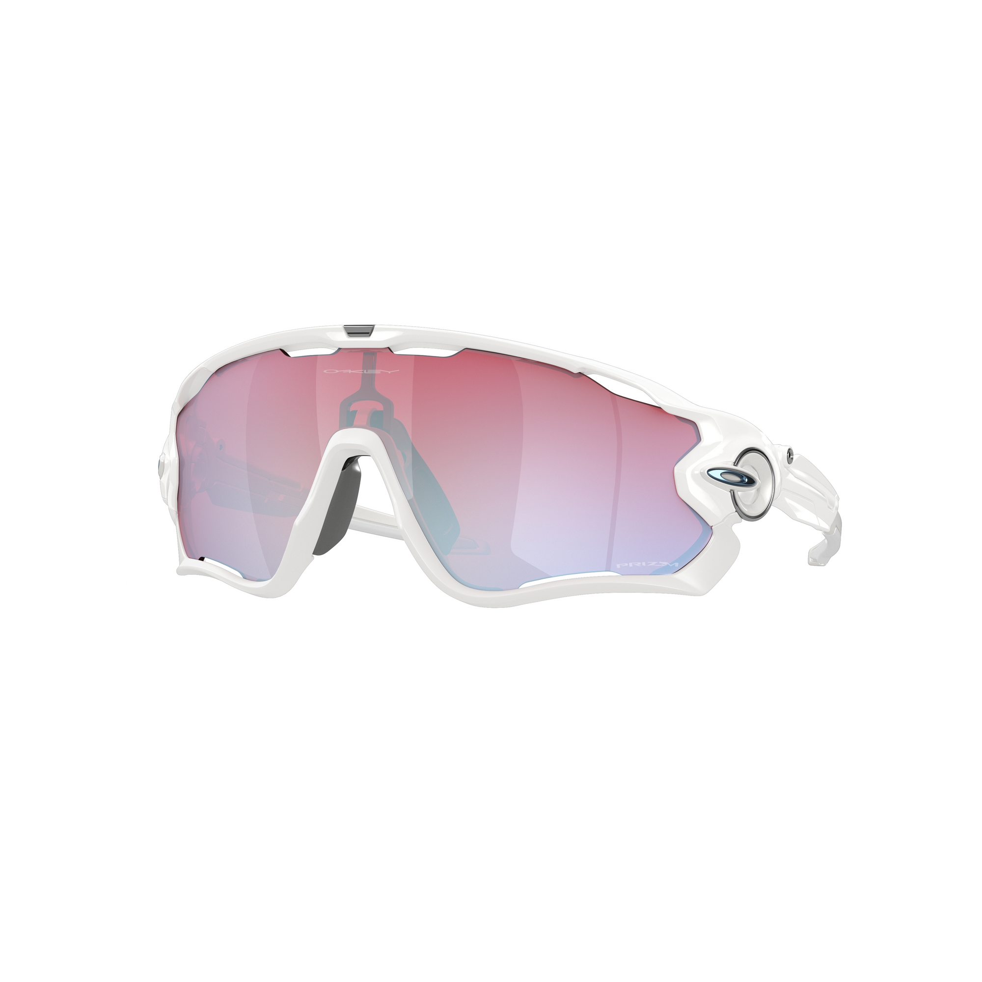 Oakley Jawbreaker-Polished White Prizm Snow Sapphire