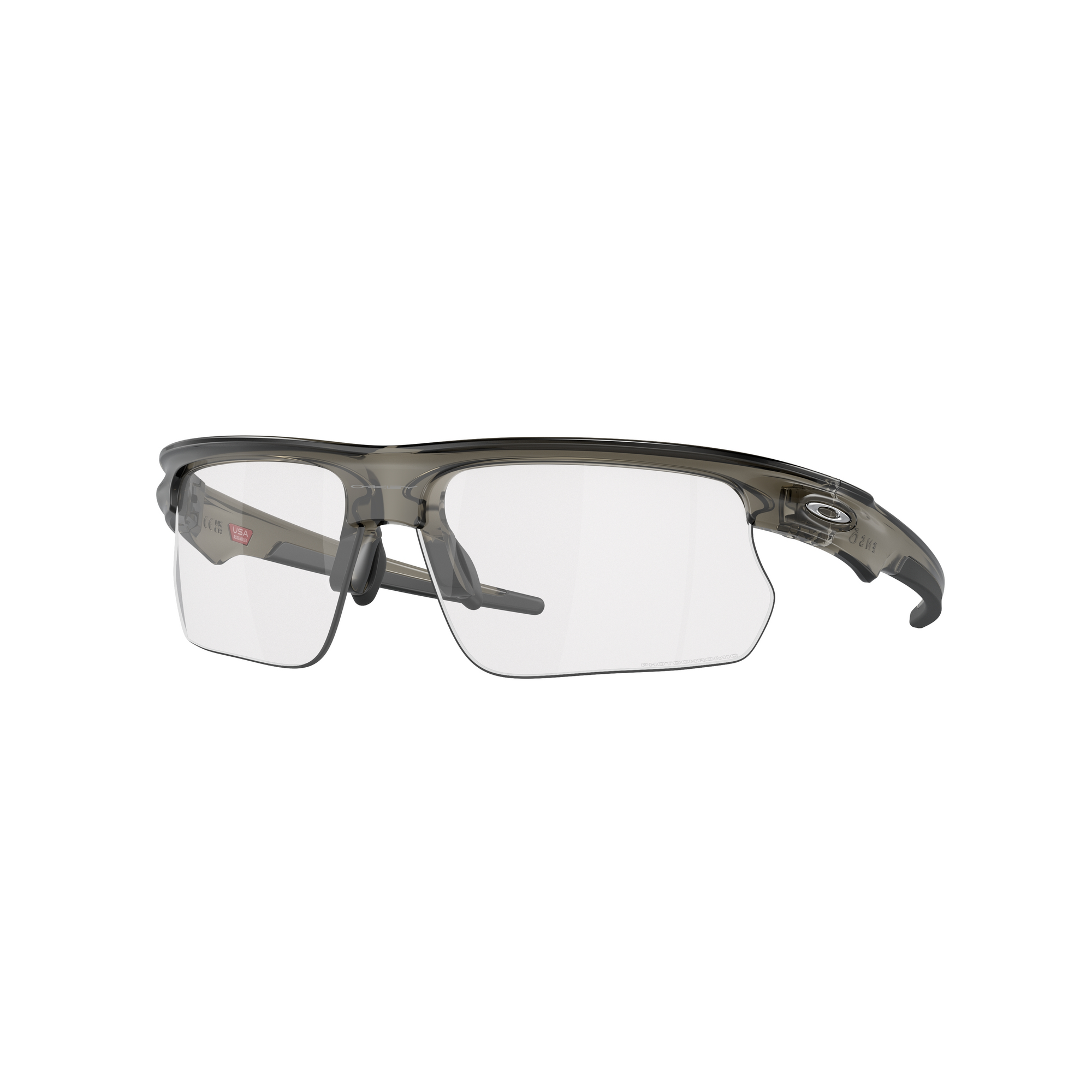 Oakley Bisphaera-Grey Smoke Clear To Black Iridium Photochromic