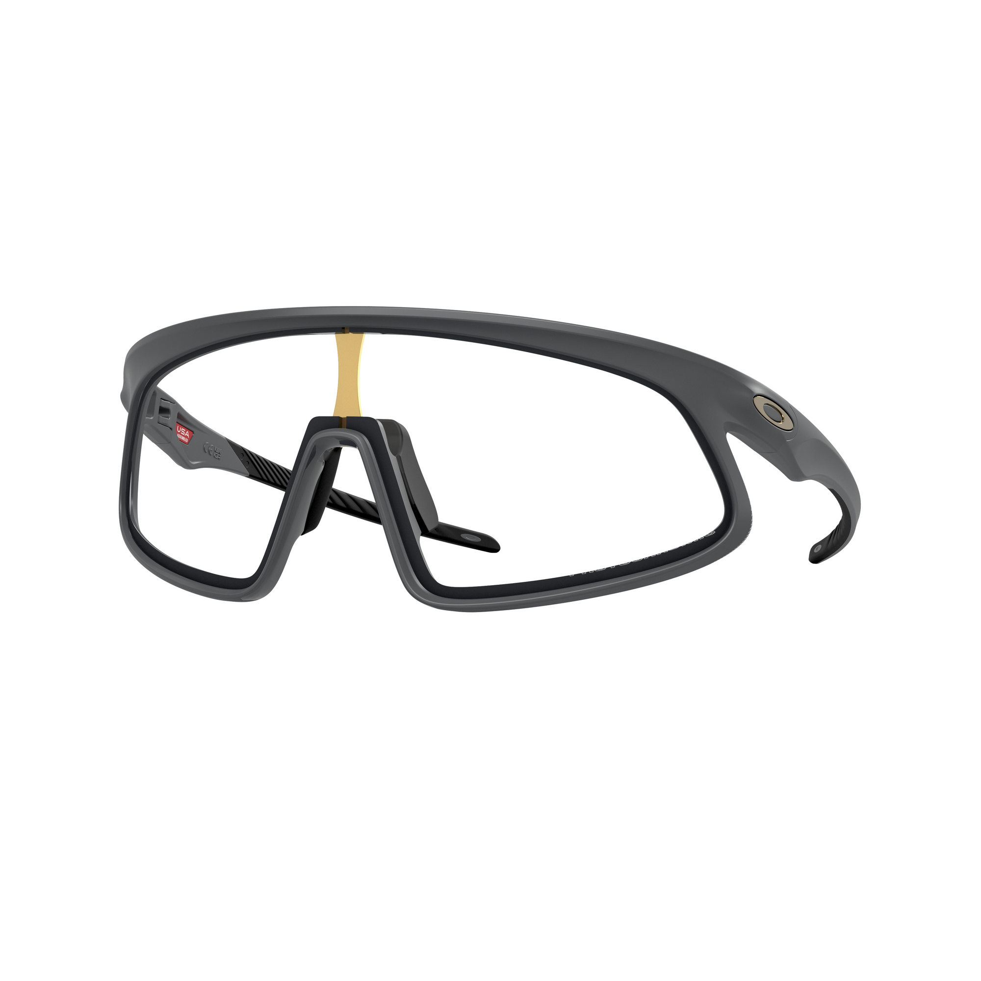 Oakley Rslv-Matte Carbon Clear To Black Iridium Photochromic