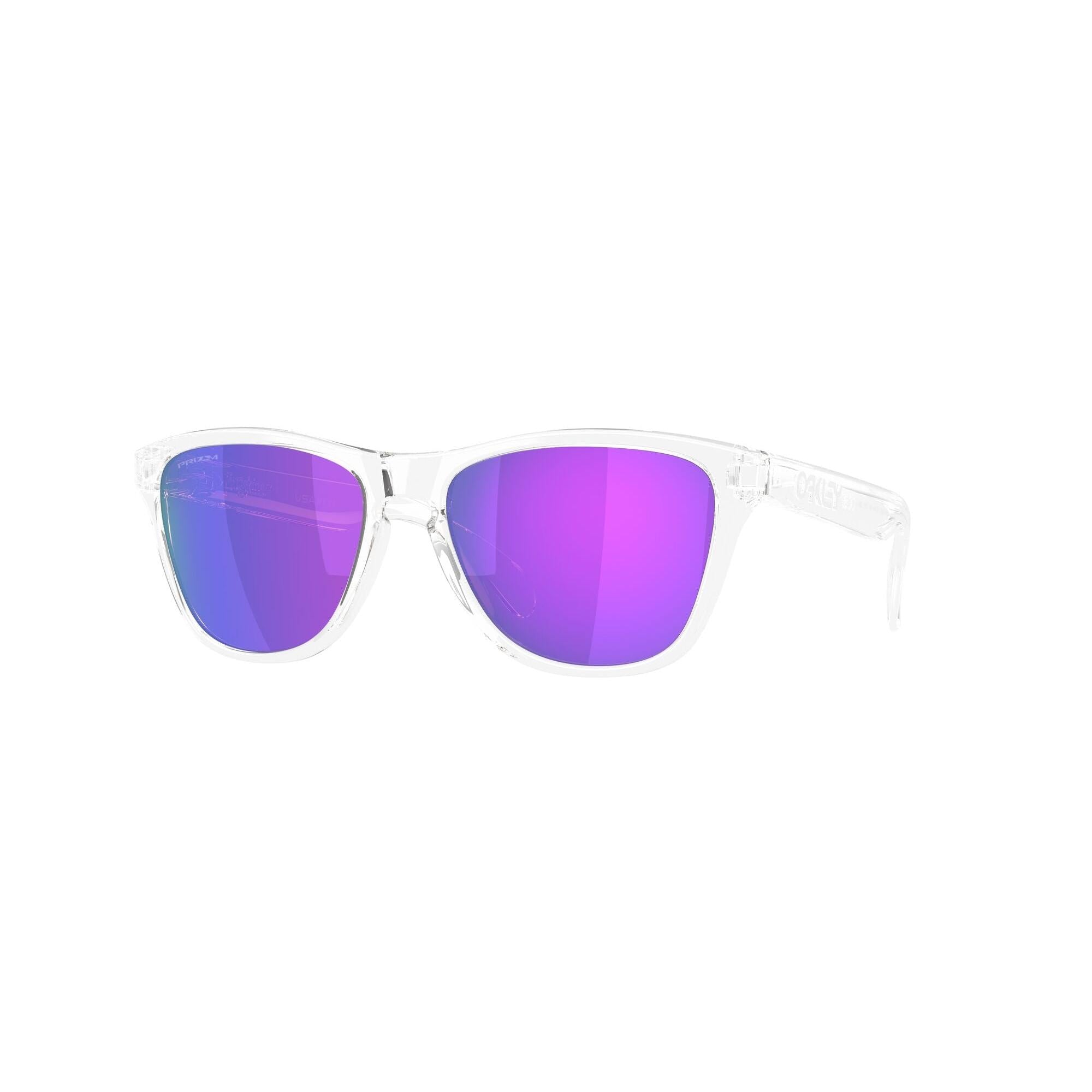 Frogskins S - Polished Clear Prizm Violet