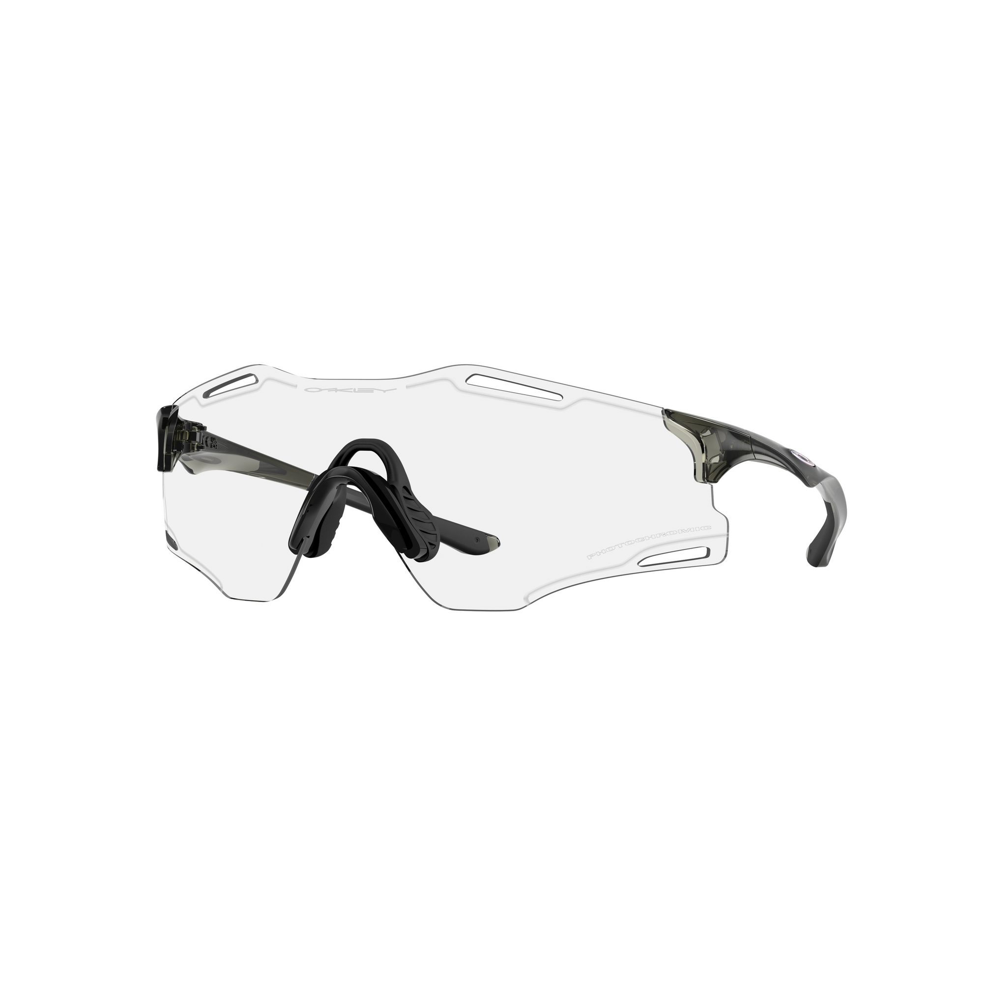 Oakley Cybr Zero-Translucent Grey Smoke Clear To Black Iridium Photochromic