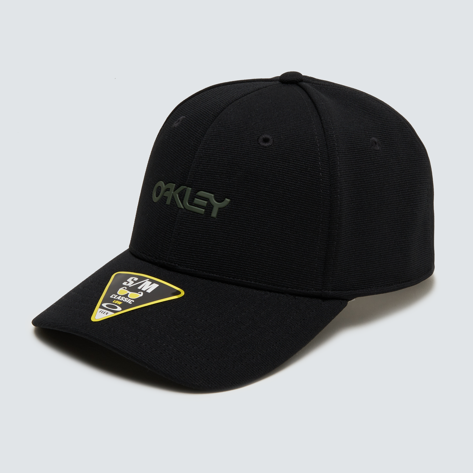 Oakley 6-Panel Stretch Cap - Metallic-Blackout