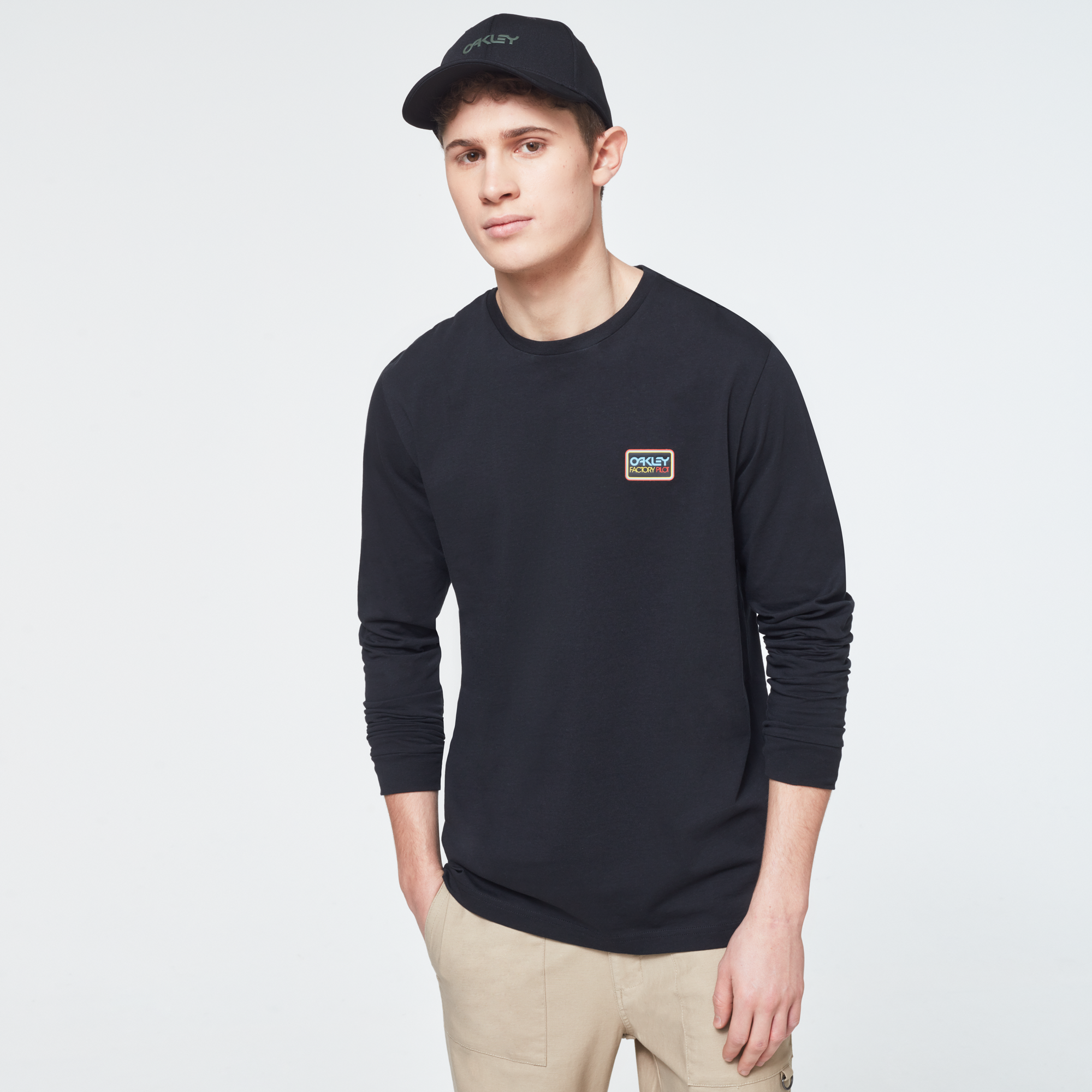 Oakley 6-Panel Stretch Cap - Metallic-Blackout