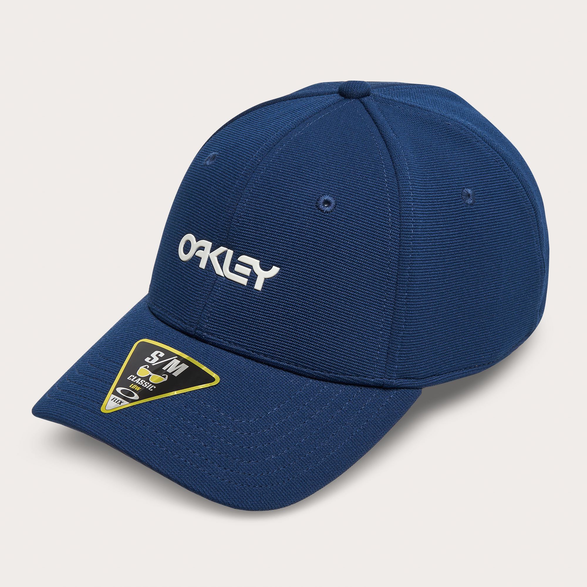 Oakley 6-Panel Stretch Cap - Metallic-Team Navy
