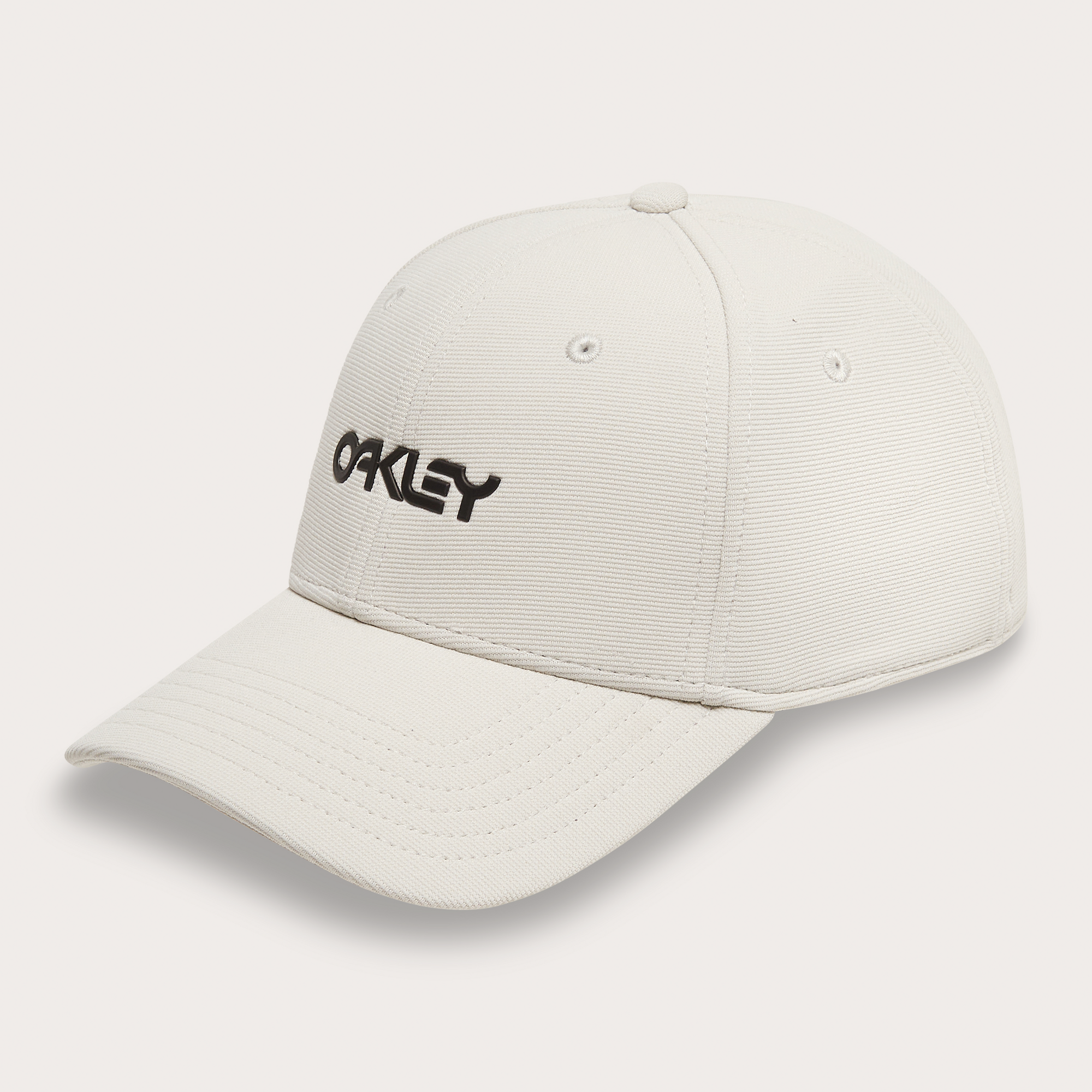 Oakley 6-Panel Stretch Cap - Metallic-Mist/Black