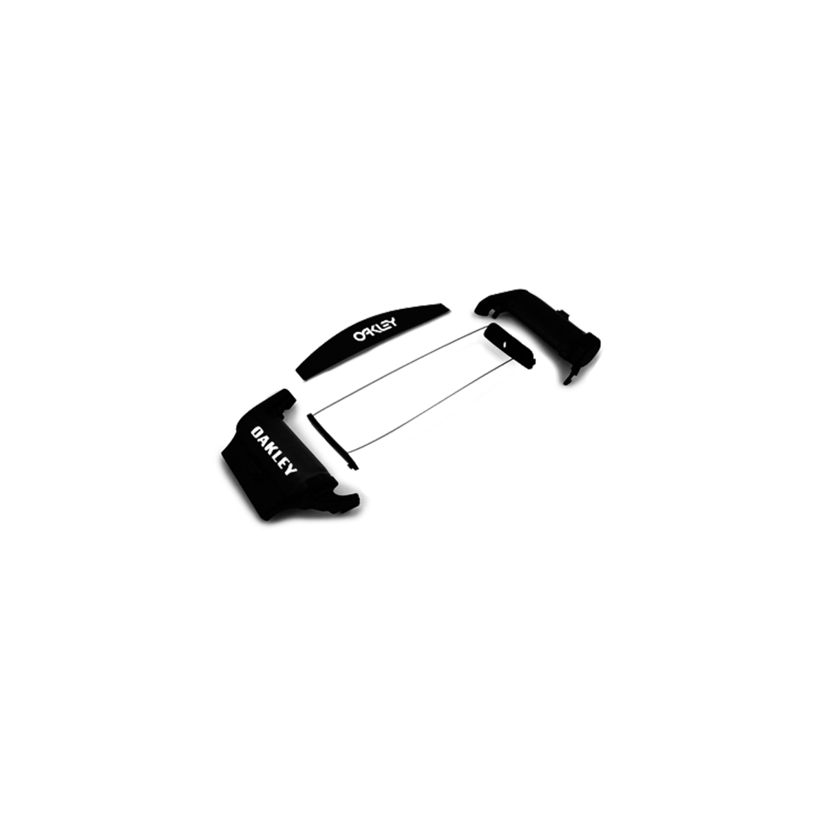Oakley Airbrake Mx Roll-Off Kit - Out Riggers-Clear