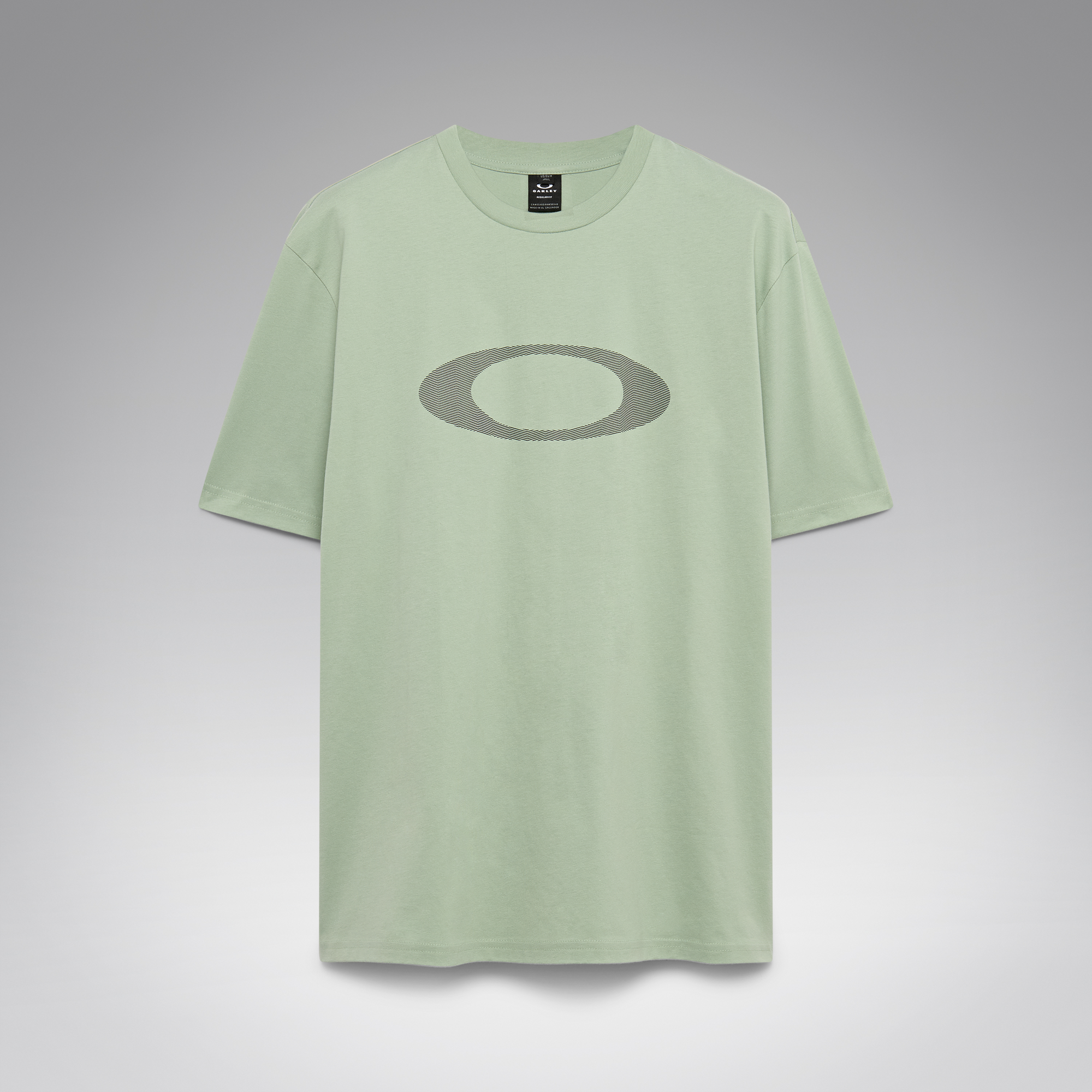 Oakley Waves Ellipse Tee - Faded Green