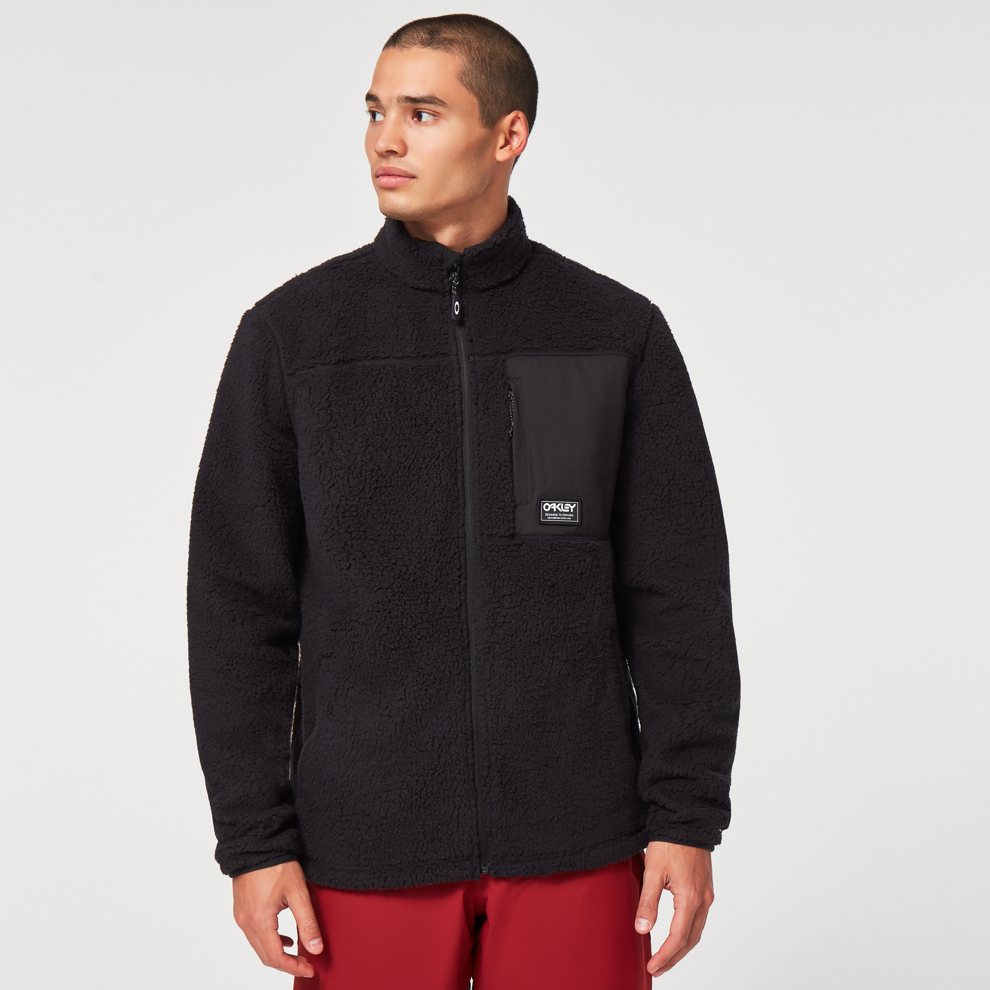 Oakley Mountain Fire Full Zip Sherpa-Blackout