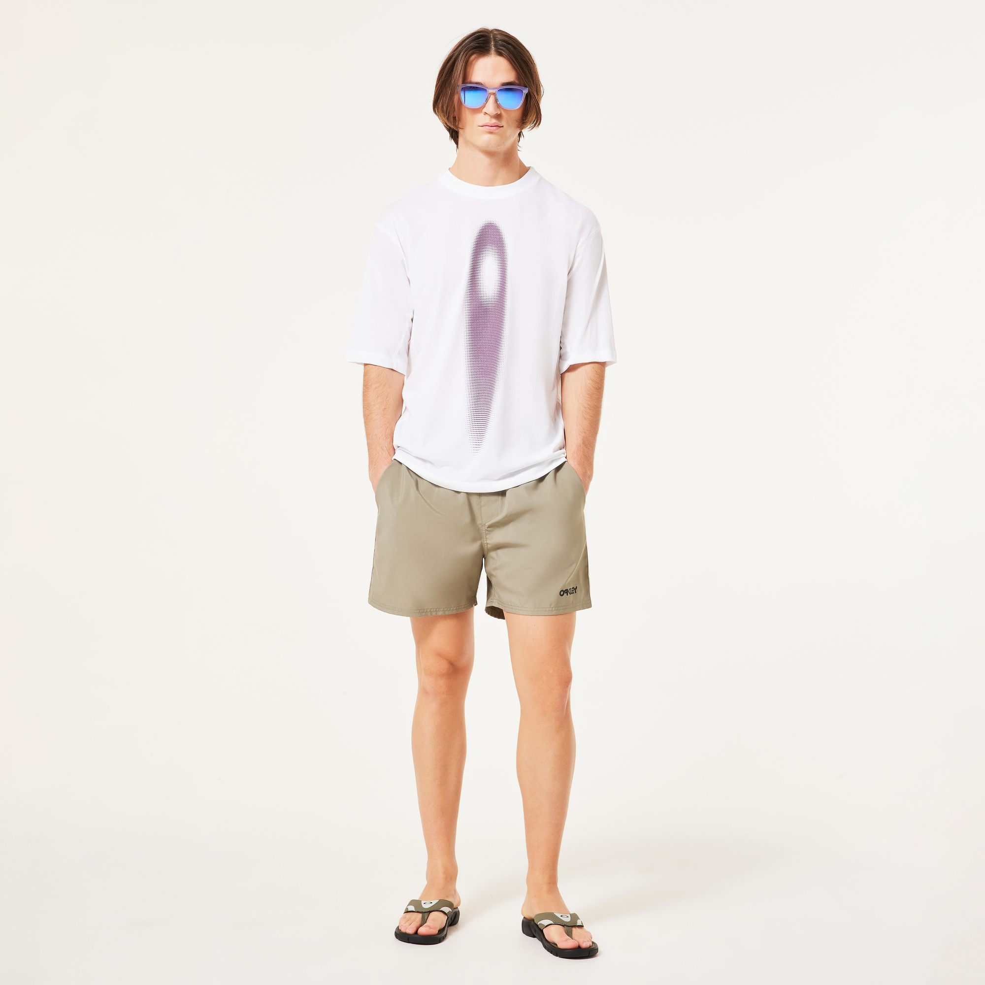 Oakley Beach Volley 16" Beachshort-Boulder Green