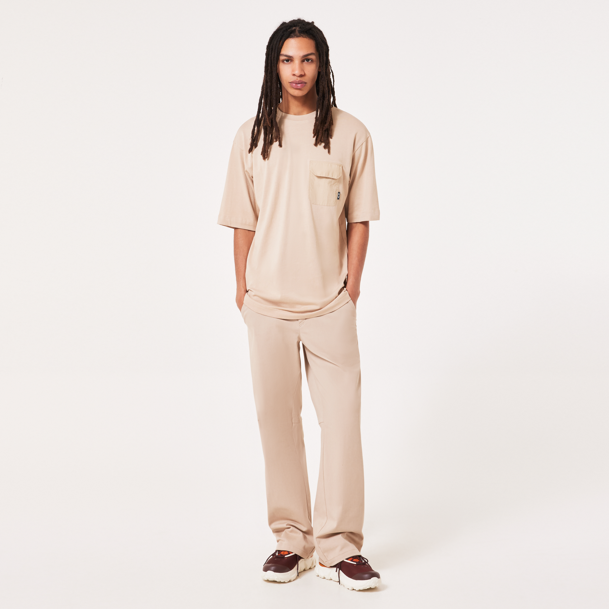 Oakley Roam Commuter Pocket Tee-Humus