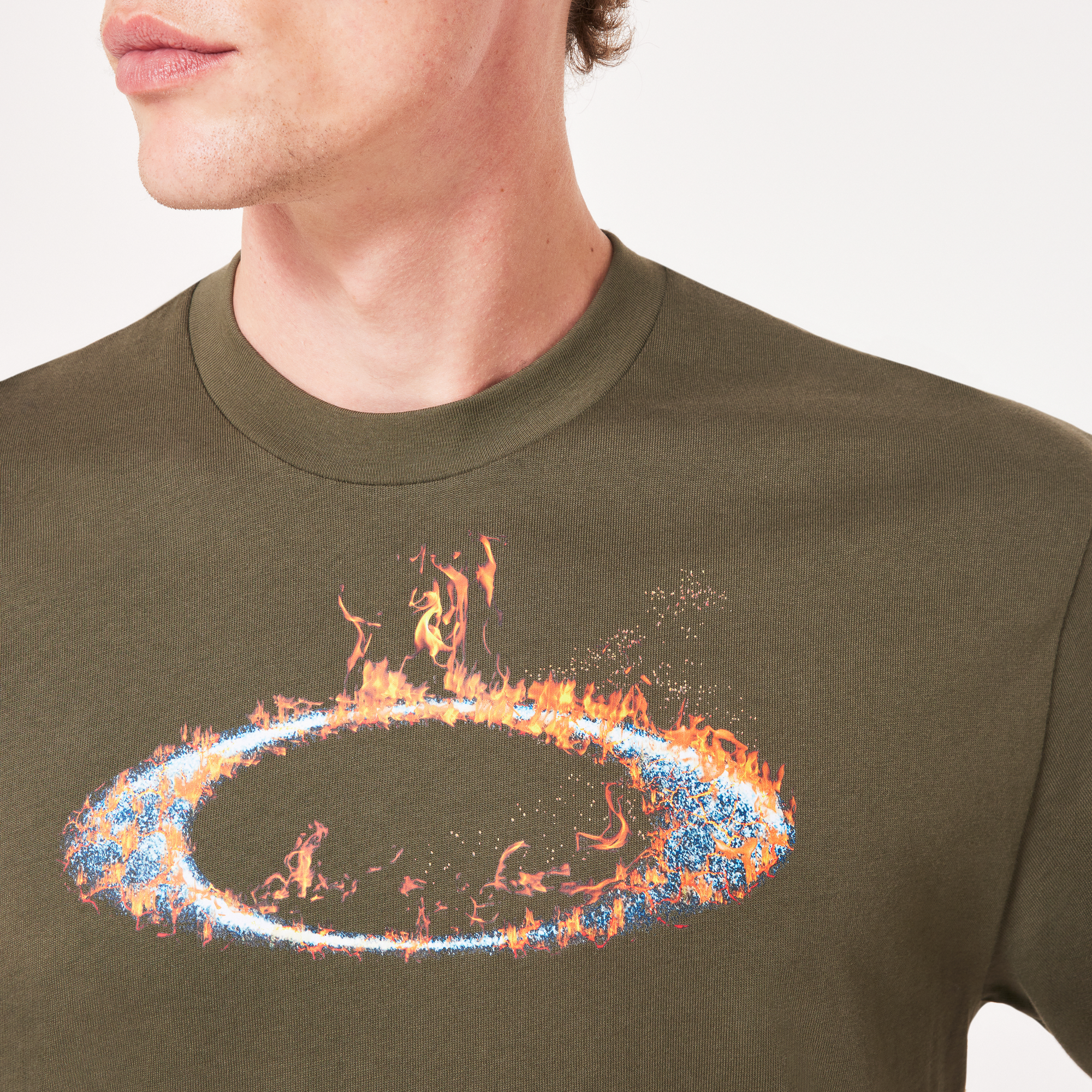 Oakley Mtl Solar Rail Tee-New Dark Brush