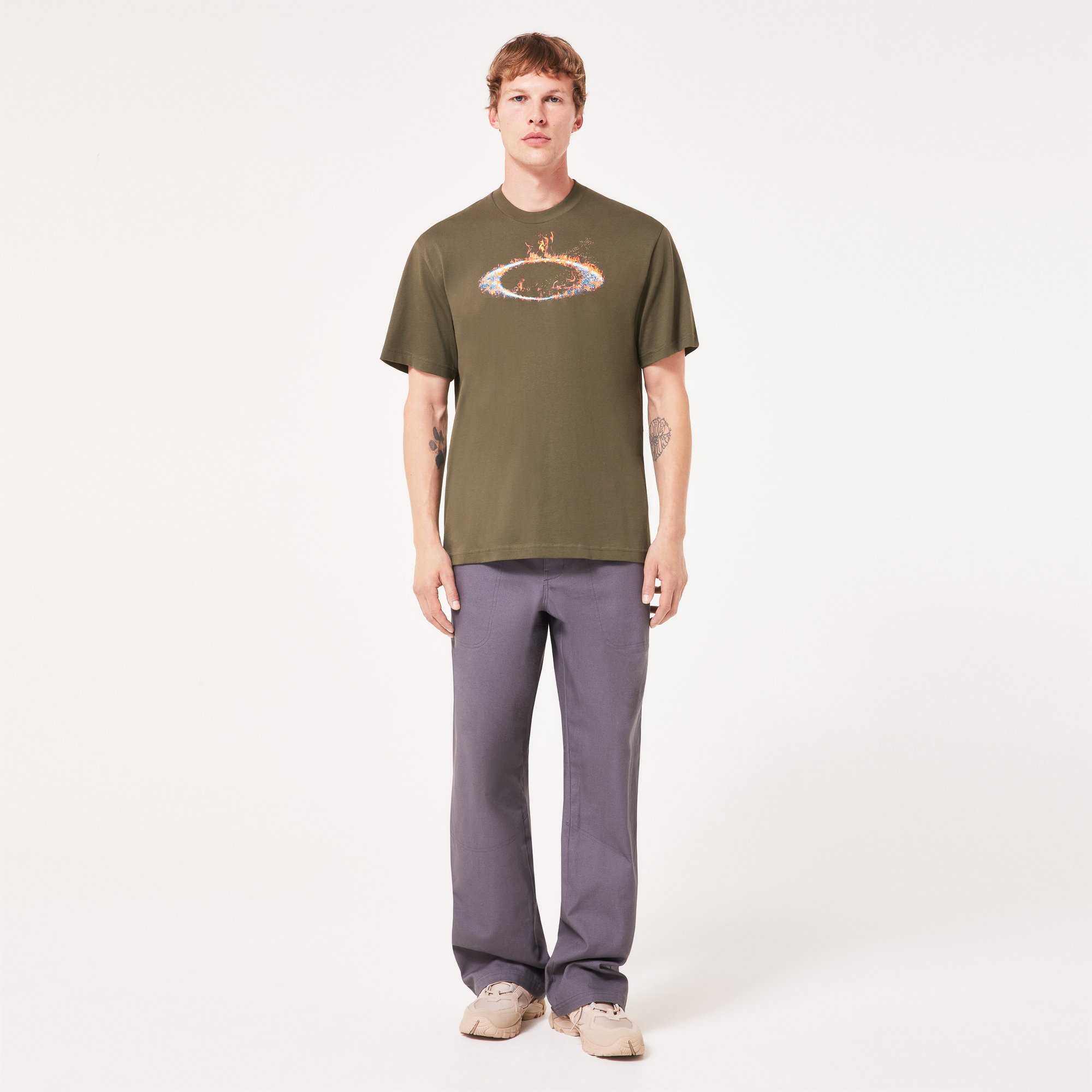 Oakley Mtl Solar Rail Tee-New Dark Brush