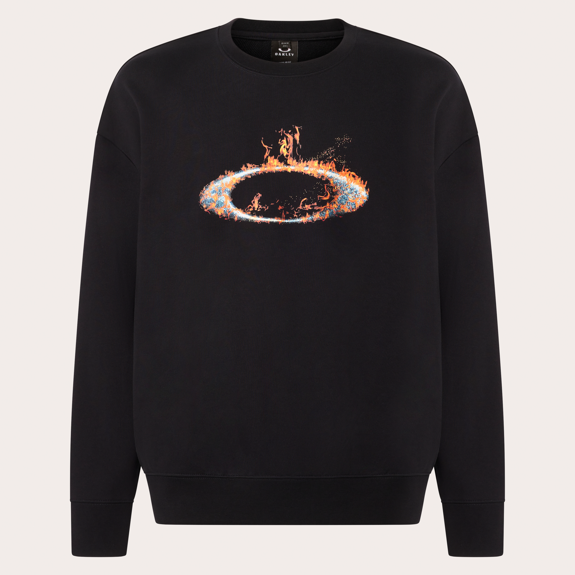 Oakley Mtl Solar Rail Crew Neck Sweatshirt-Blackout