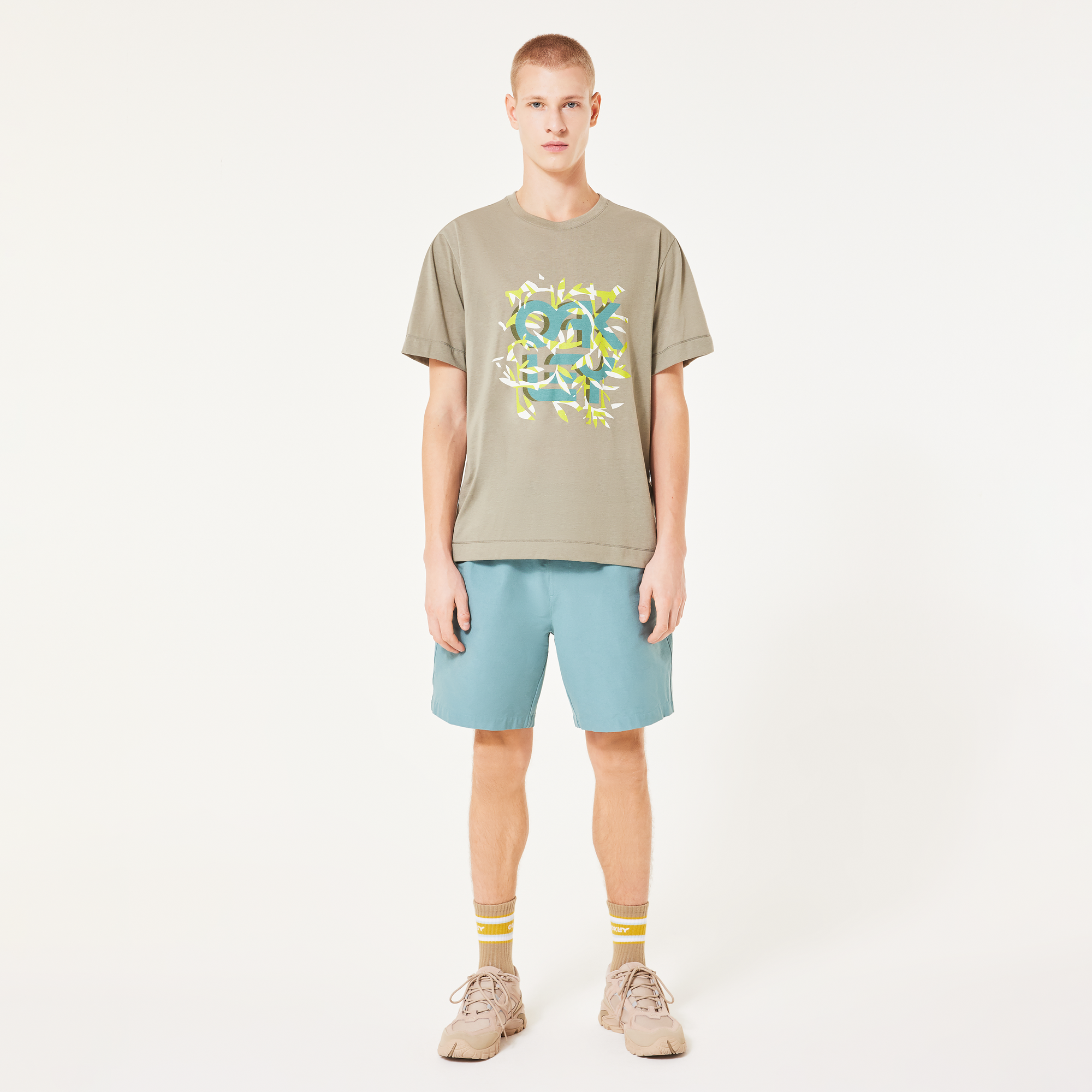 Oakley B1B Coral Tee-Boulder Green