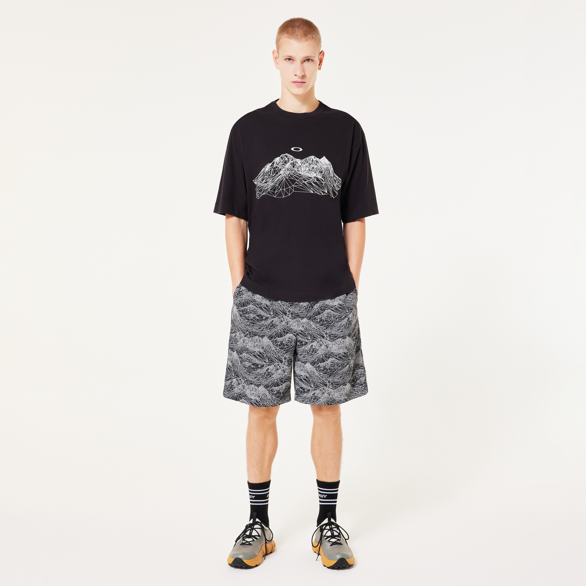 Oakley Wired Mtn Scape Tee-Blackout