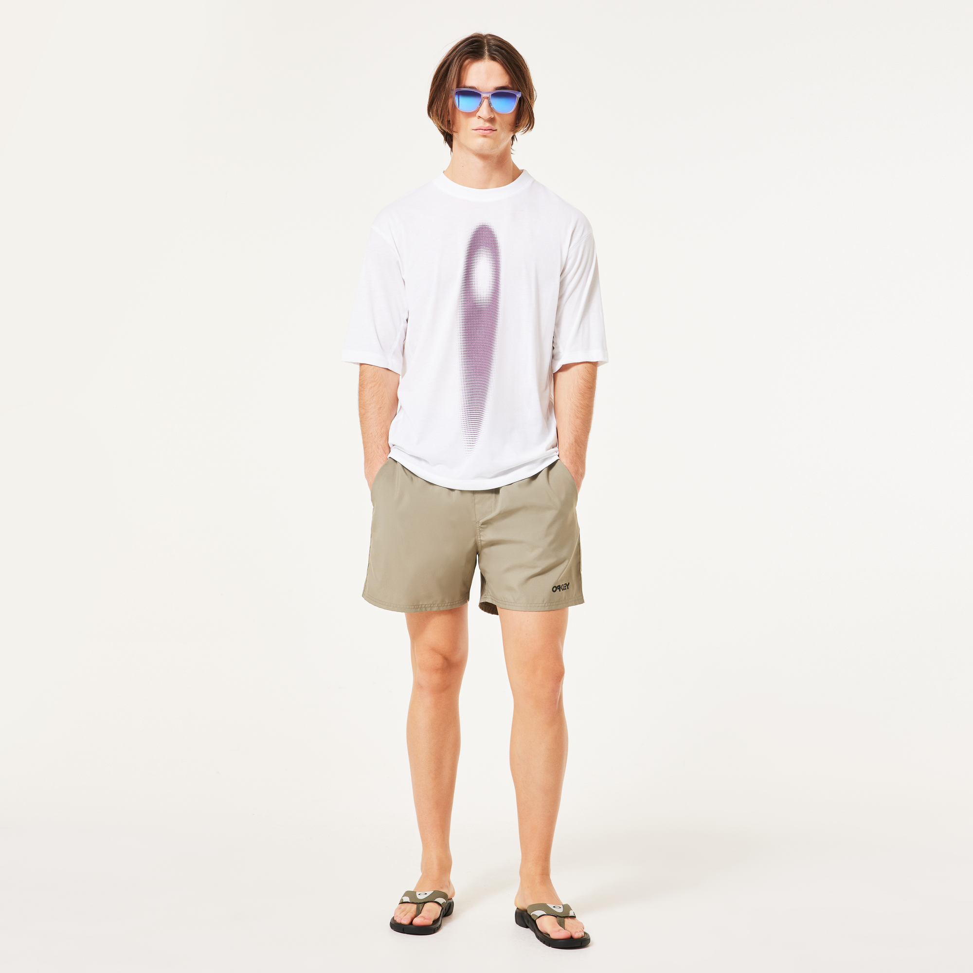 Oakley Ellipse Sun Tee-White