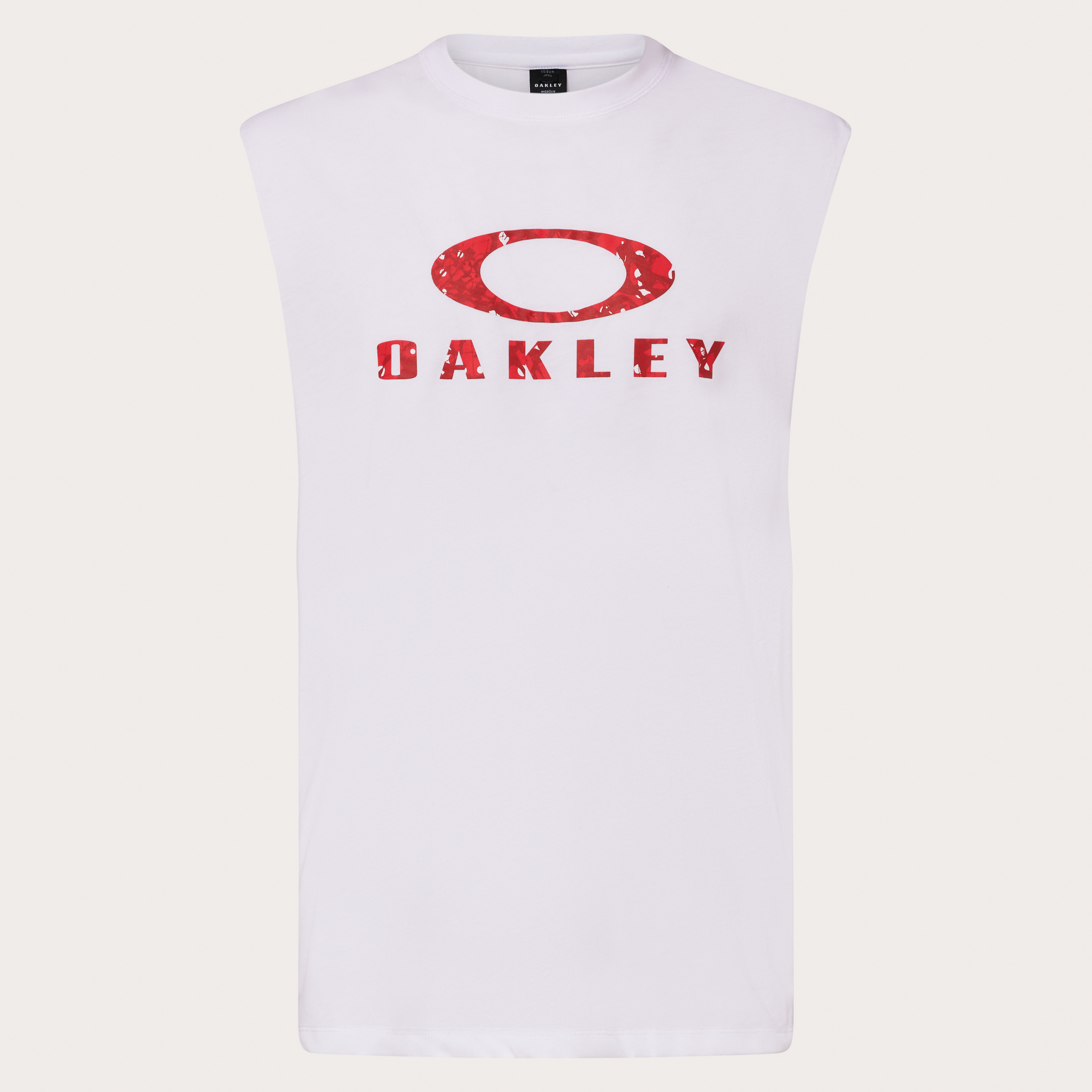 Oakley Bark Sun Tank-White/Red