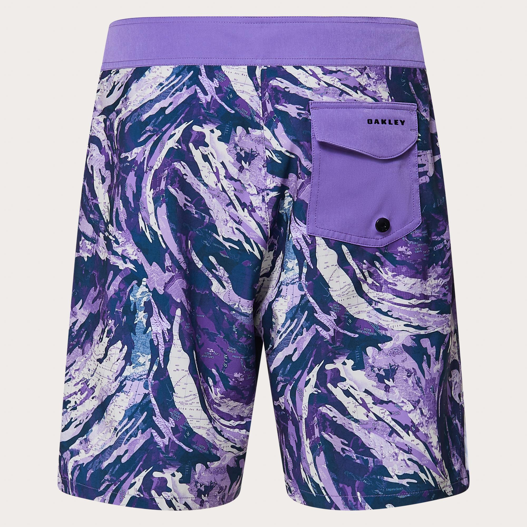 Oakley Laguna Wave 20" Boardshort-Map Camo Purple