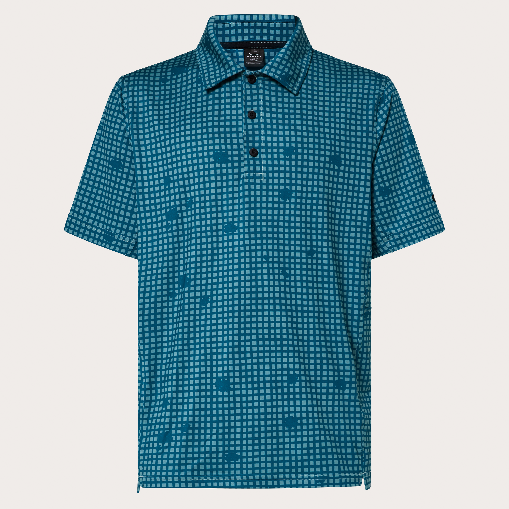 Oakley Grid Camo Polo-Grid Print Balsam
