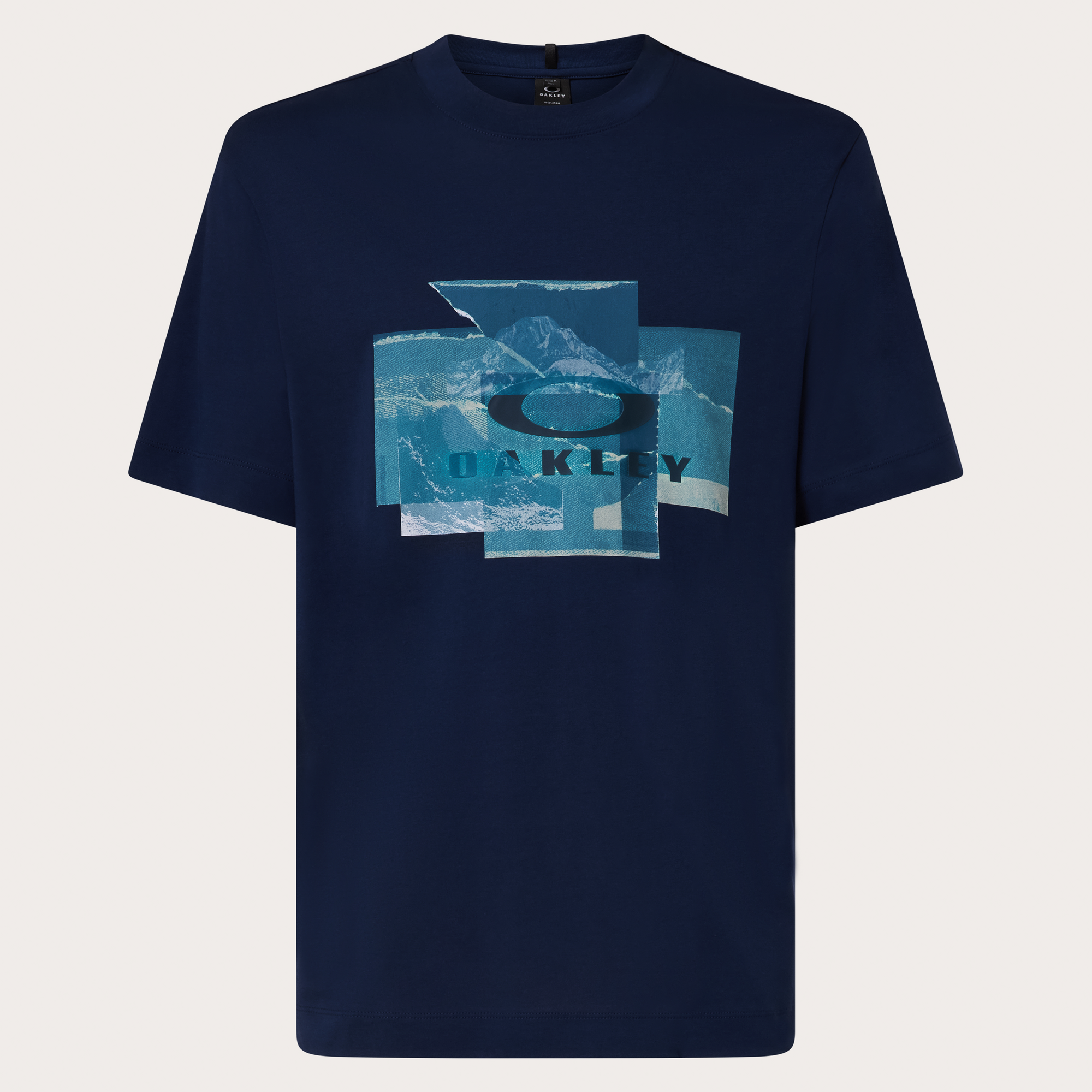 Oakley Mountain Camo Tee-Abyss