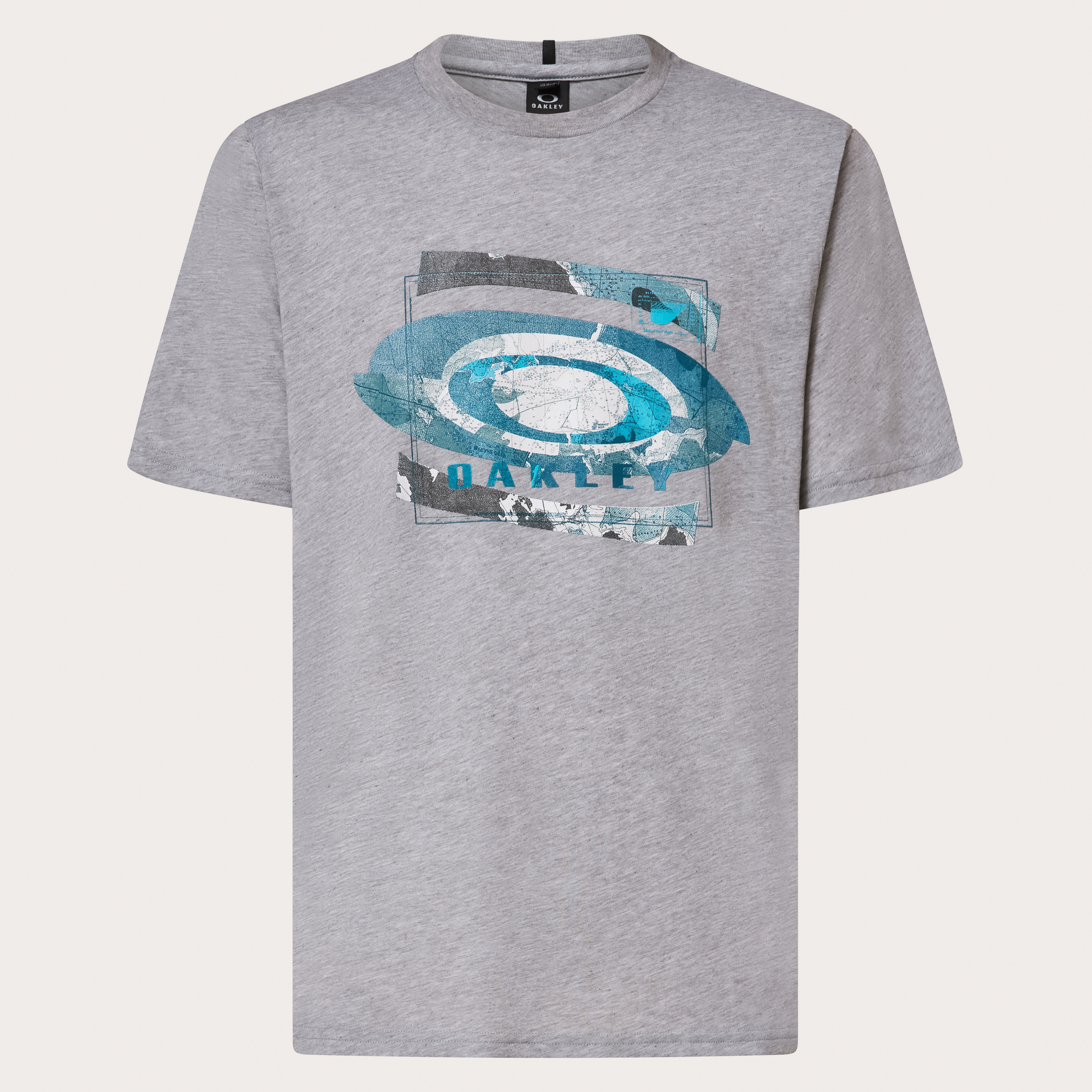 Oakley Camo Map Tee-New Granite Hthr
