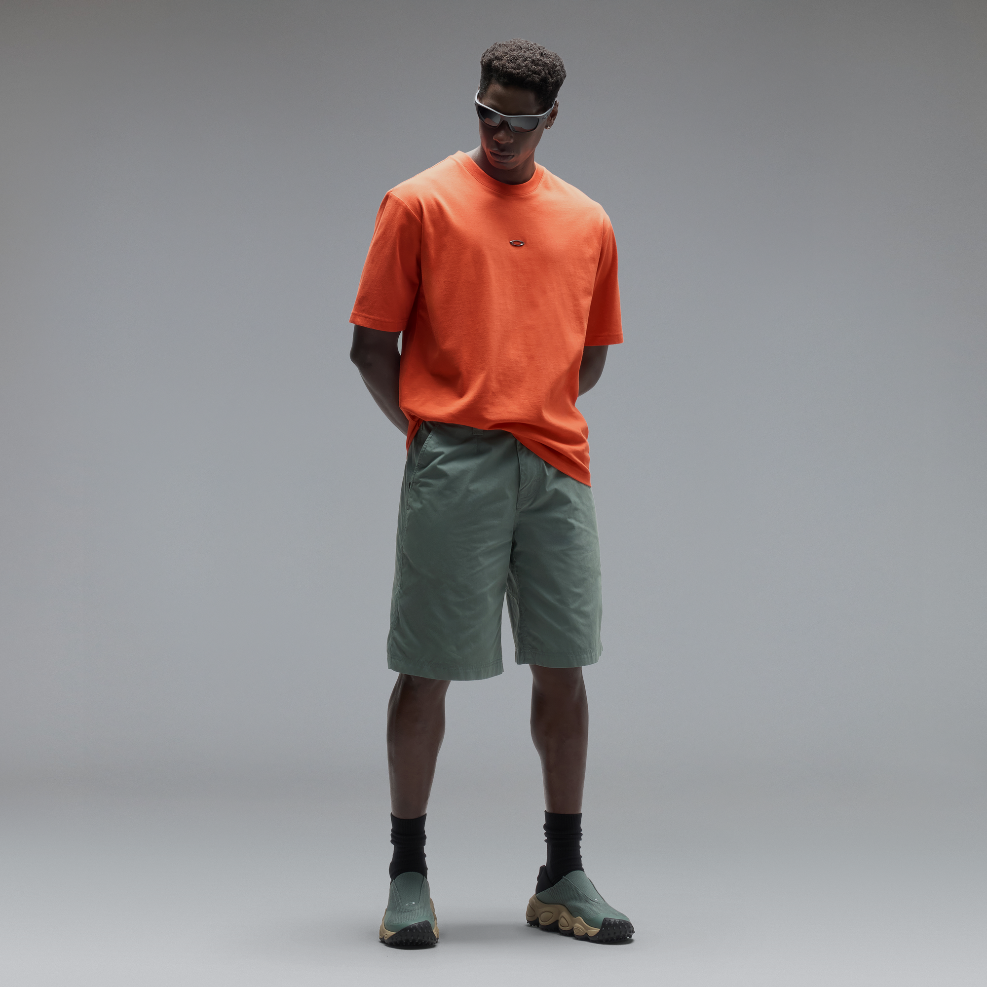 Oakley Metal Rise Tee-Aviator Orange