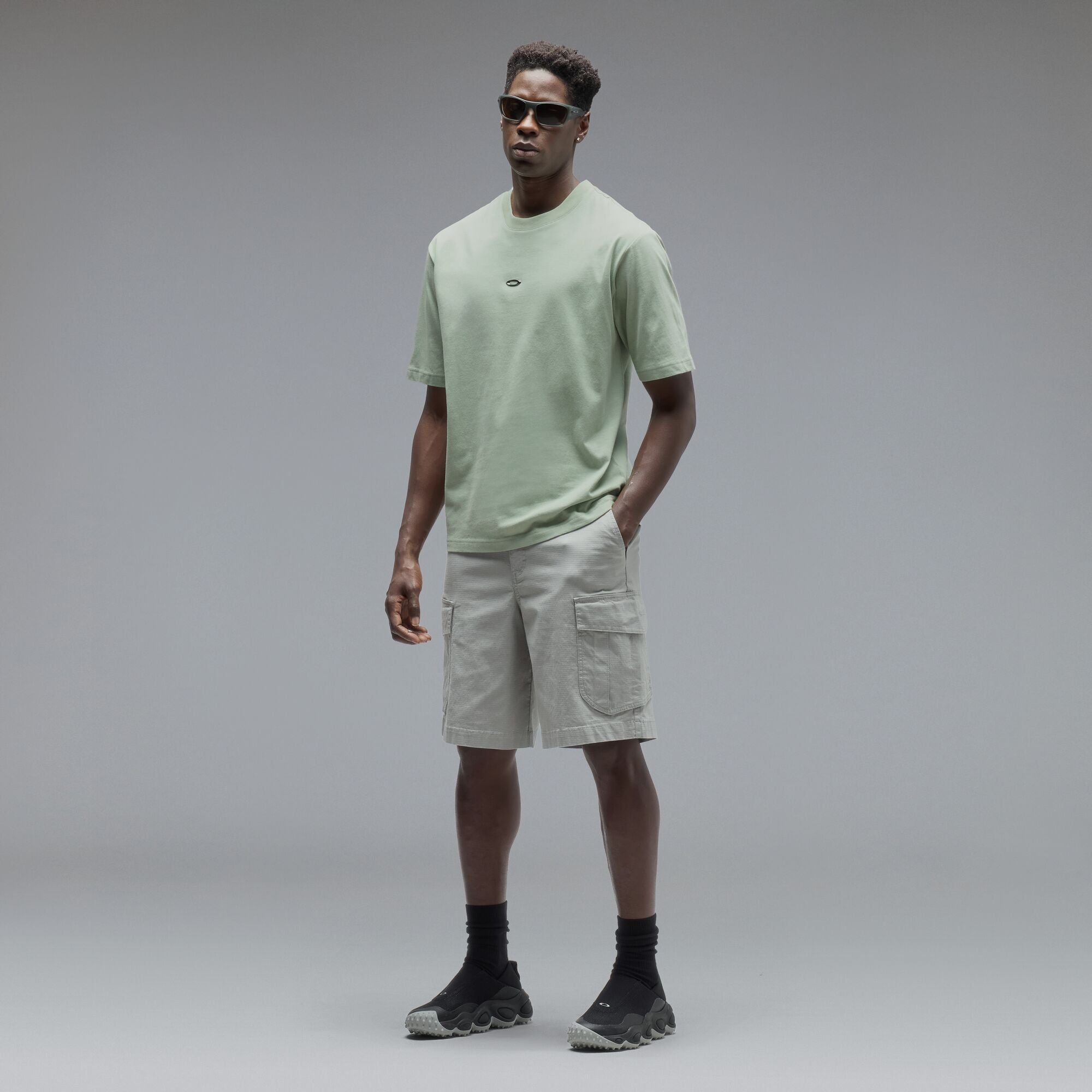 Metal Rise Tee - Faded Green
