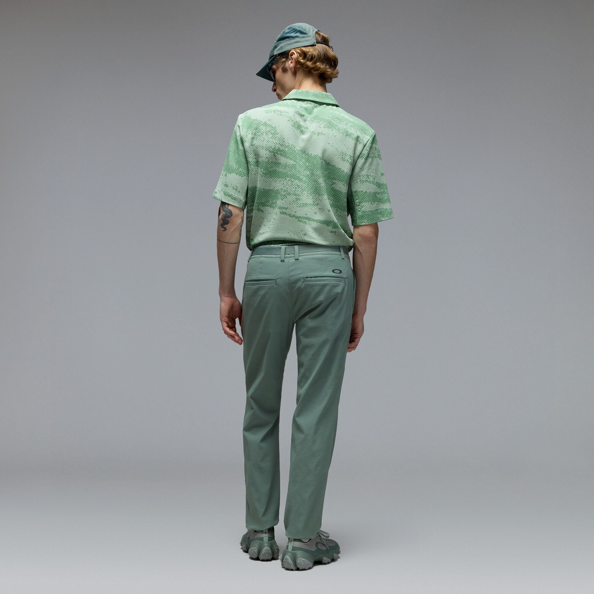 Digital Bark Polo - Nile Green