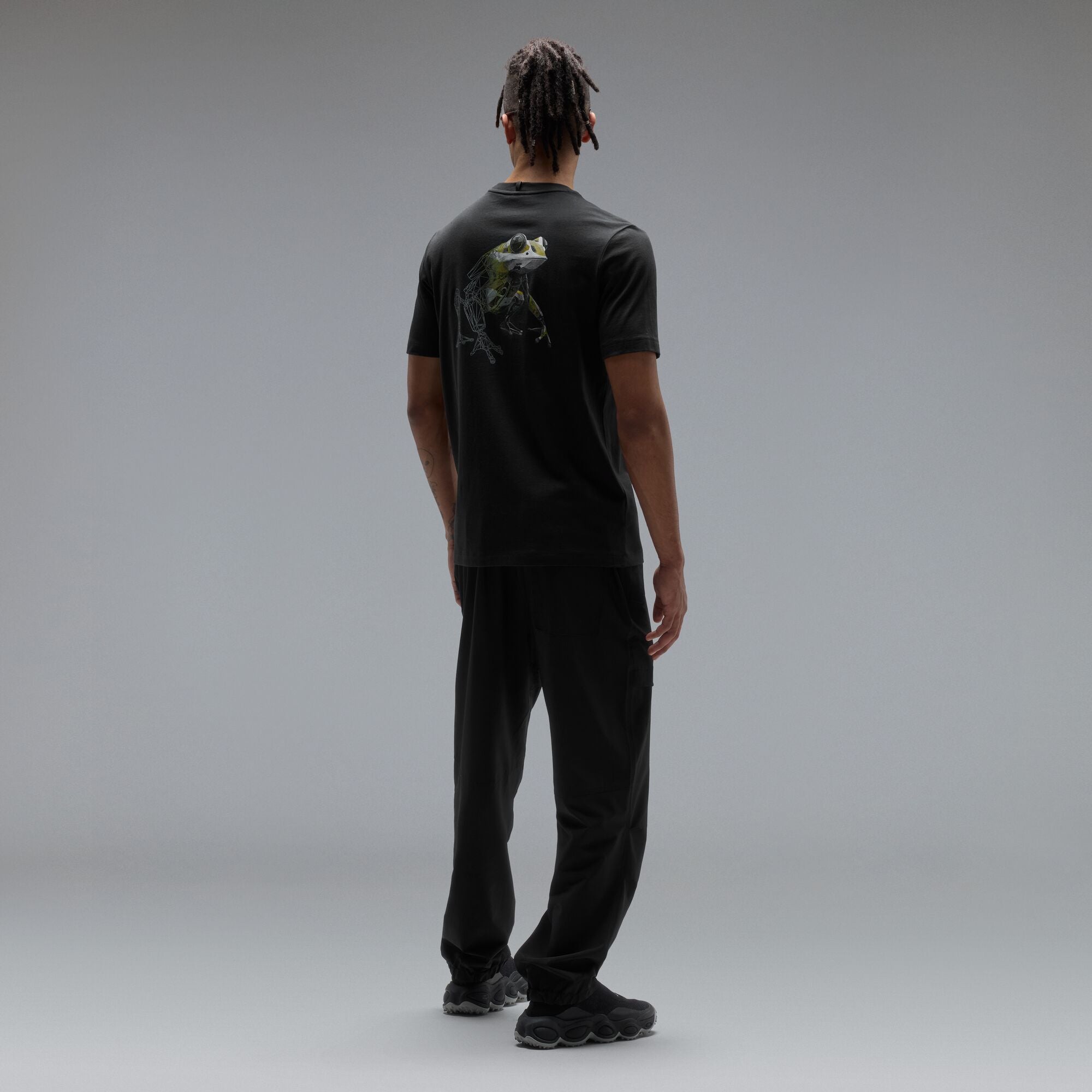 Futurescape Frog Tee - Pitch Black